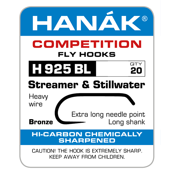 Hanak H 925BL Streamer & Stillwater Hooks
