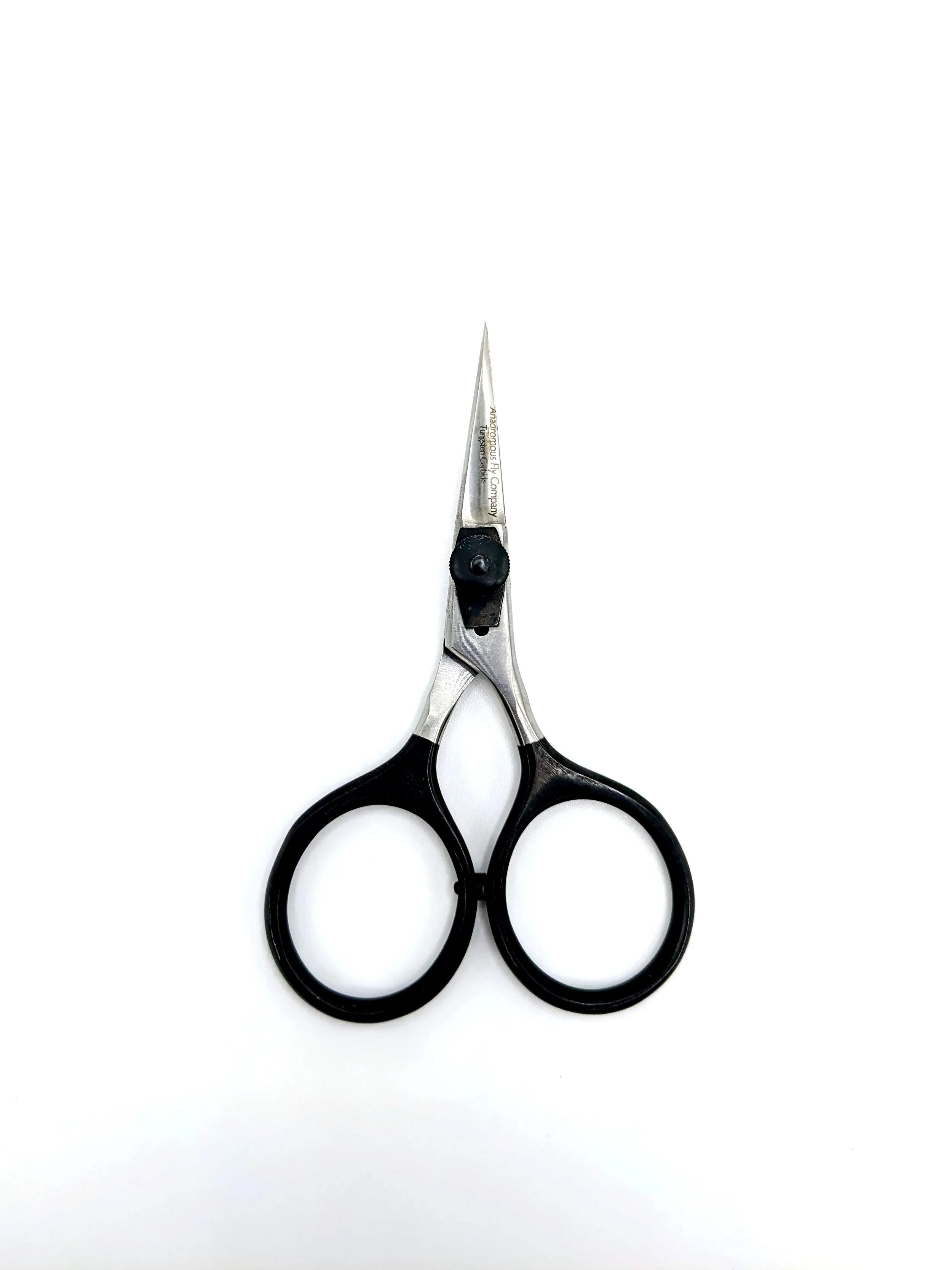 4in Tungsten Carbide Razor Scissors, Black | Anadromous Fly Company