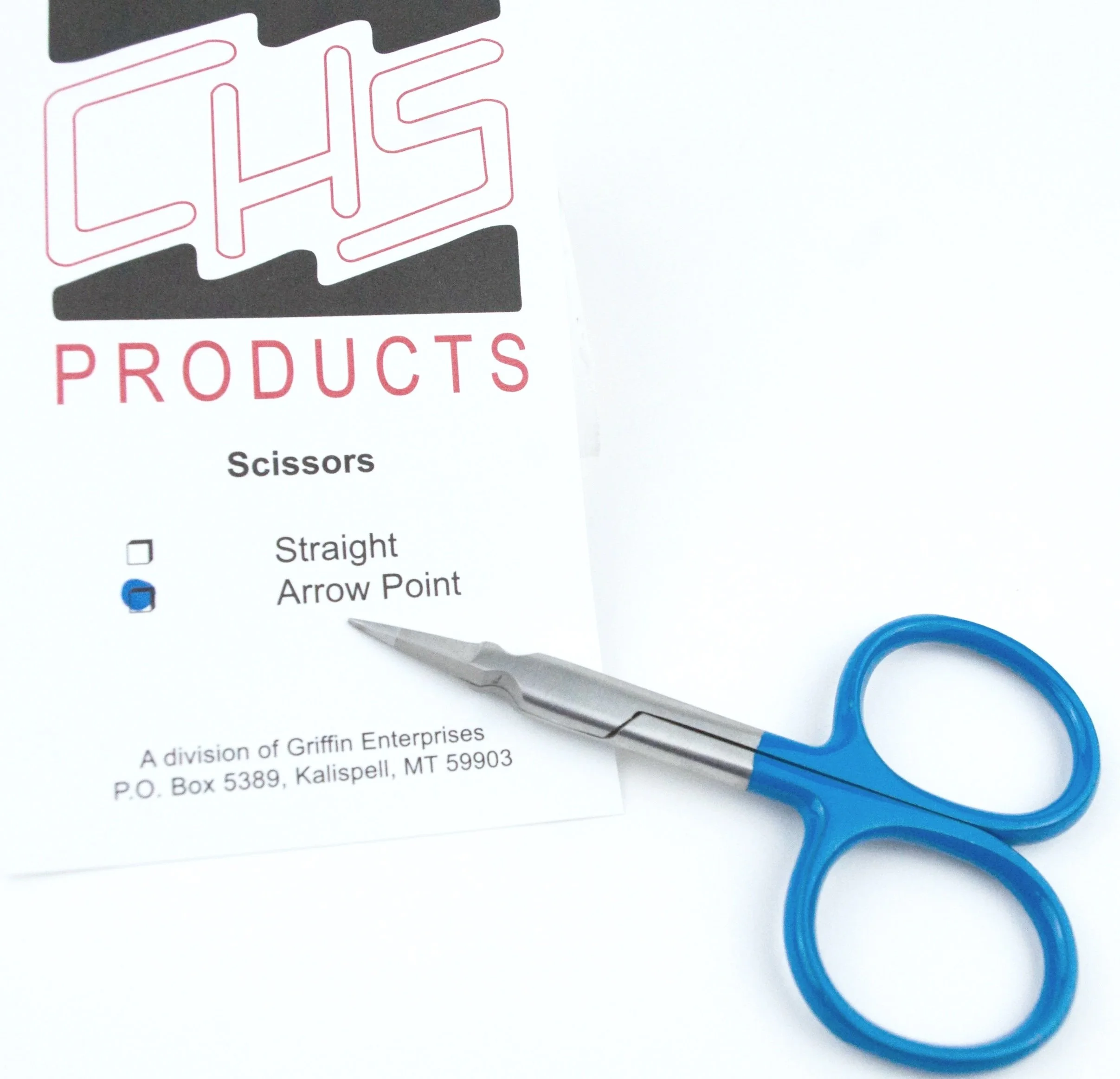 Griffin CHS Arrow Point Fly Tying Scissors