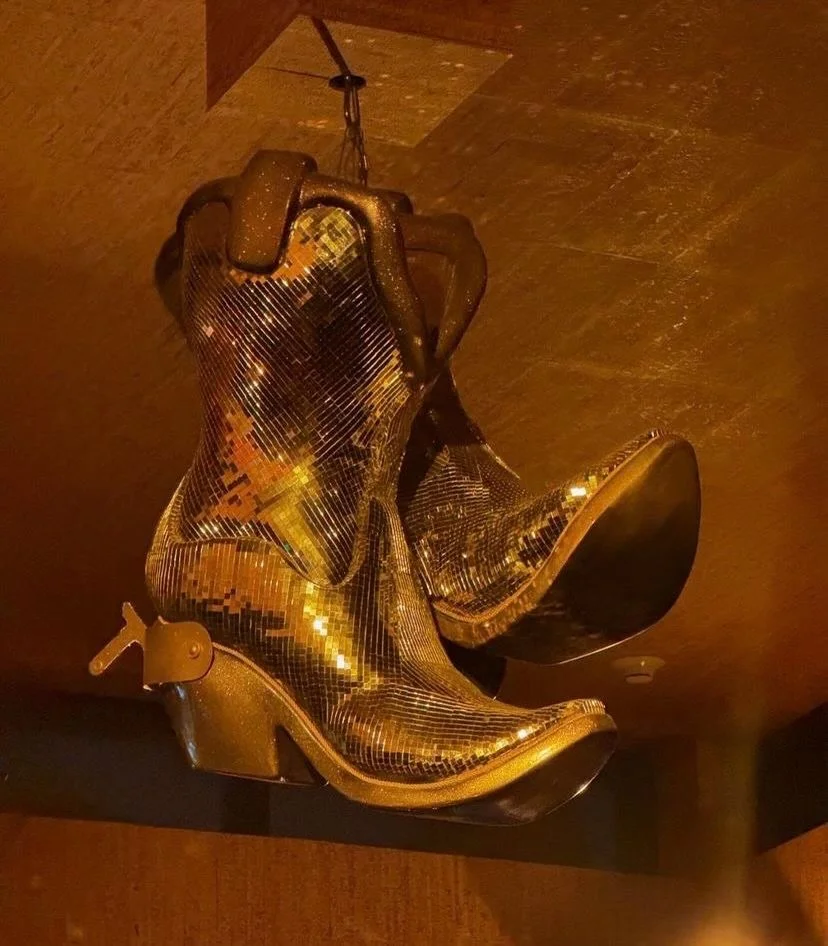 A little western, a little disco. Park City Wine Festival in the @pendryparkcity plaza &rarr; rooftop country disco above. It&rsquo;s going to get rowdy!

THIS SATURDAY! April 11th, 3pm-6pm w/ @luxhealingarts 

Inspo images via Pinterest