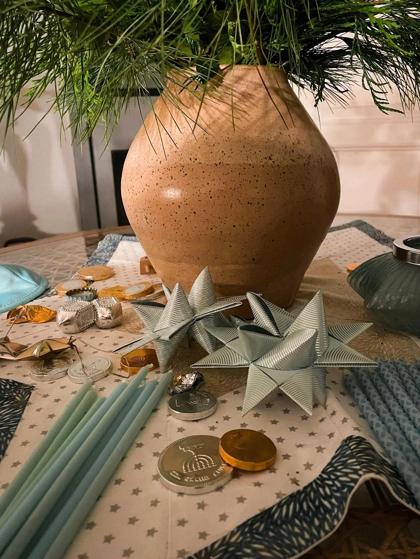 Closing Chanukka with light on our minds.
After a difficult beginning, hoping the later nights brought many of you some warmth.

The pause between holidays opens the calendar &mdash; space to create, reflect, prepare. 
Ideas that have been quietly li