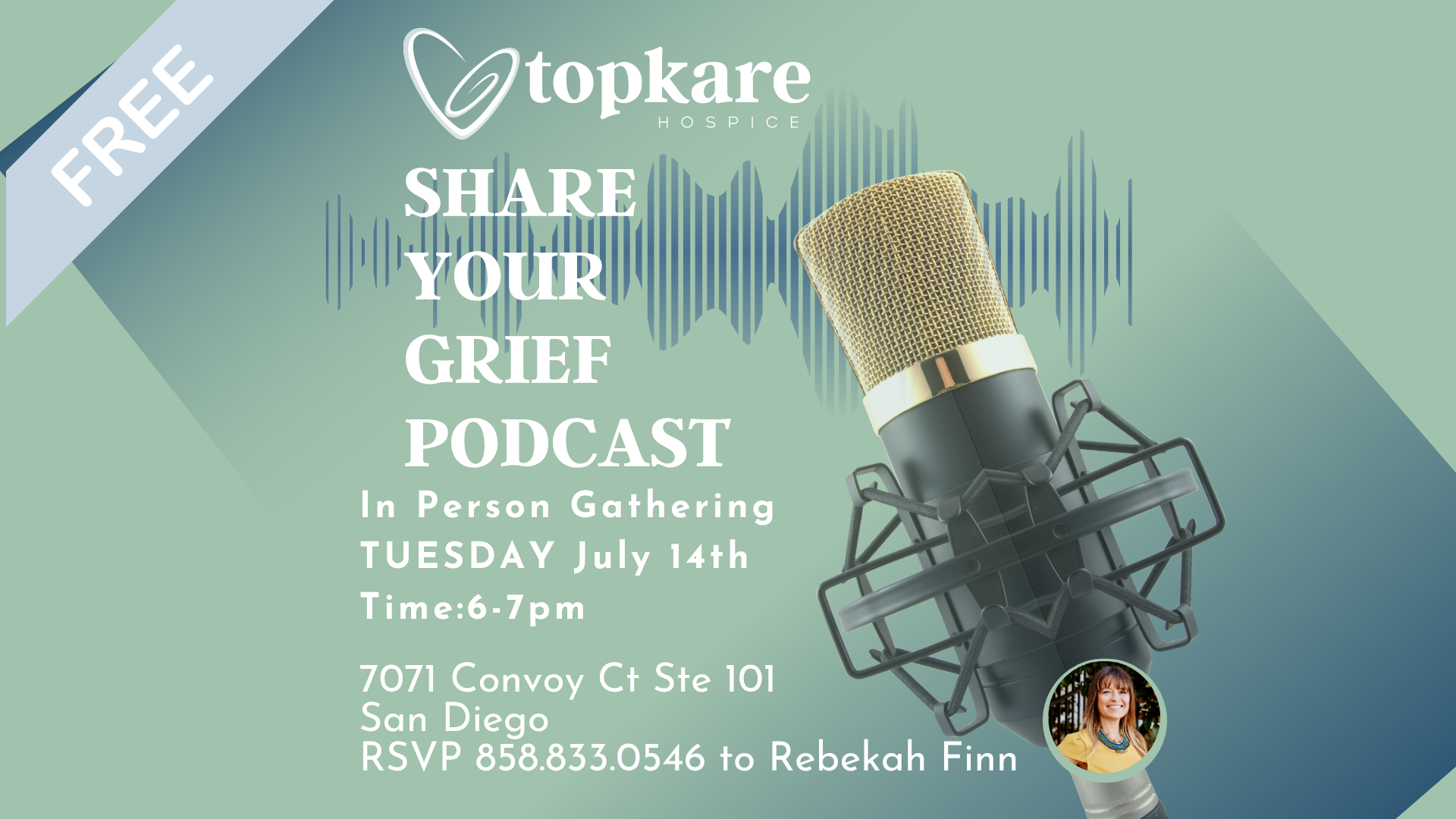 FREE Monthly Community Grief Gathering for July