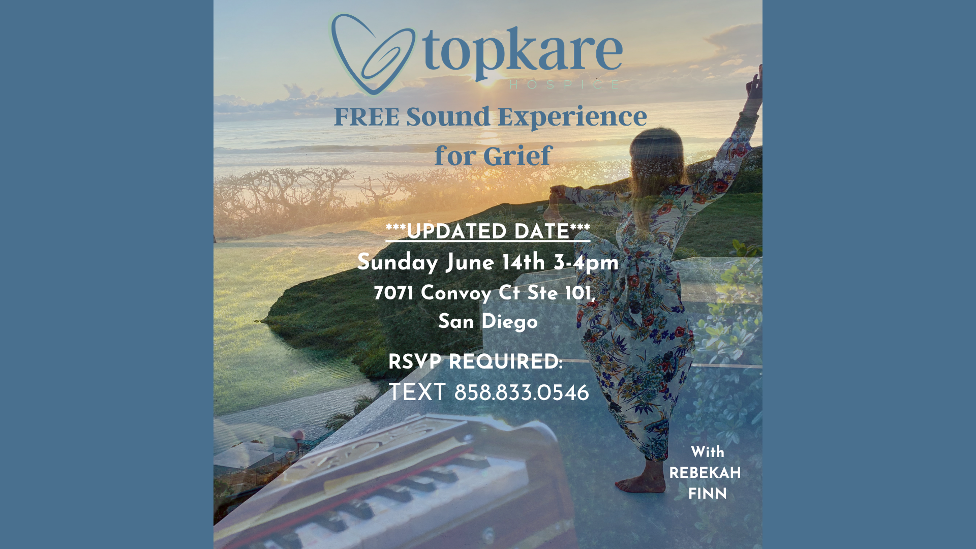 FREE MONTHLY COMMUNITY SOUND EXPERIENCE FOR GRIEF 