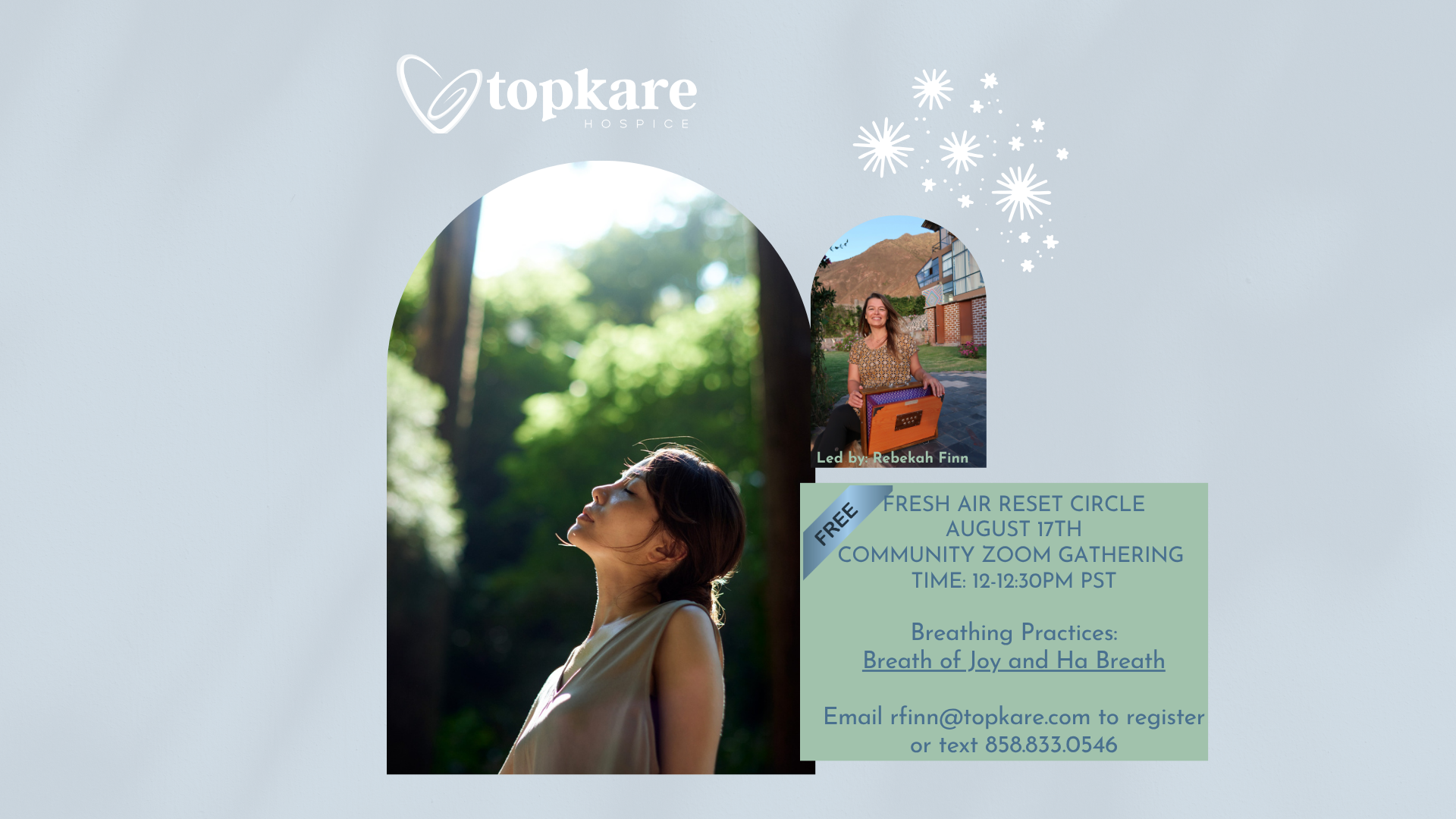 Free 30 Minute Fresh Air Online Reset Circle