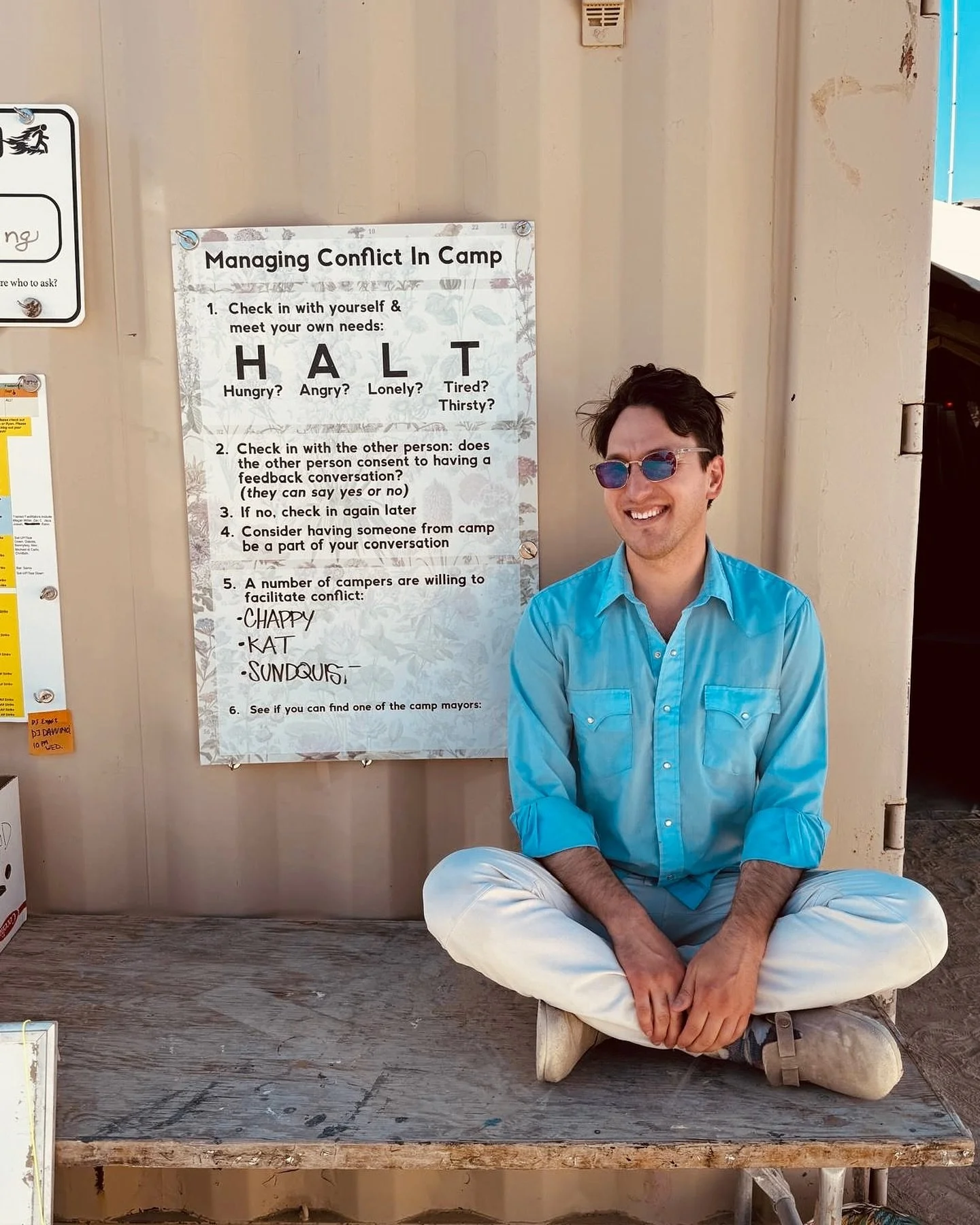 Fun camping trip in the desert 🥹