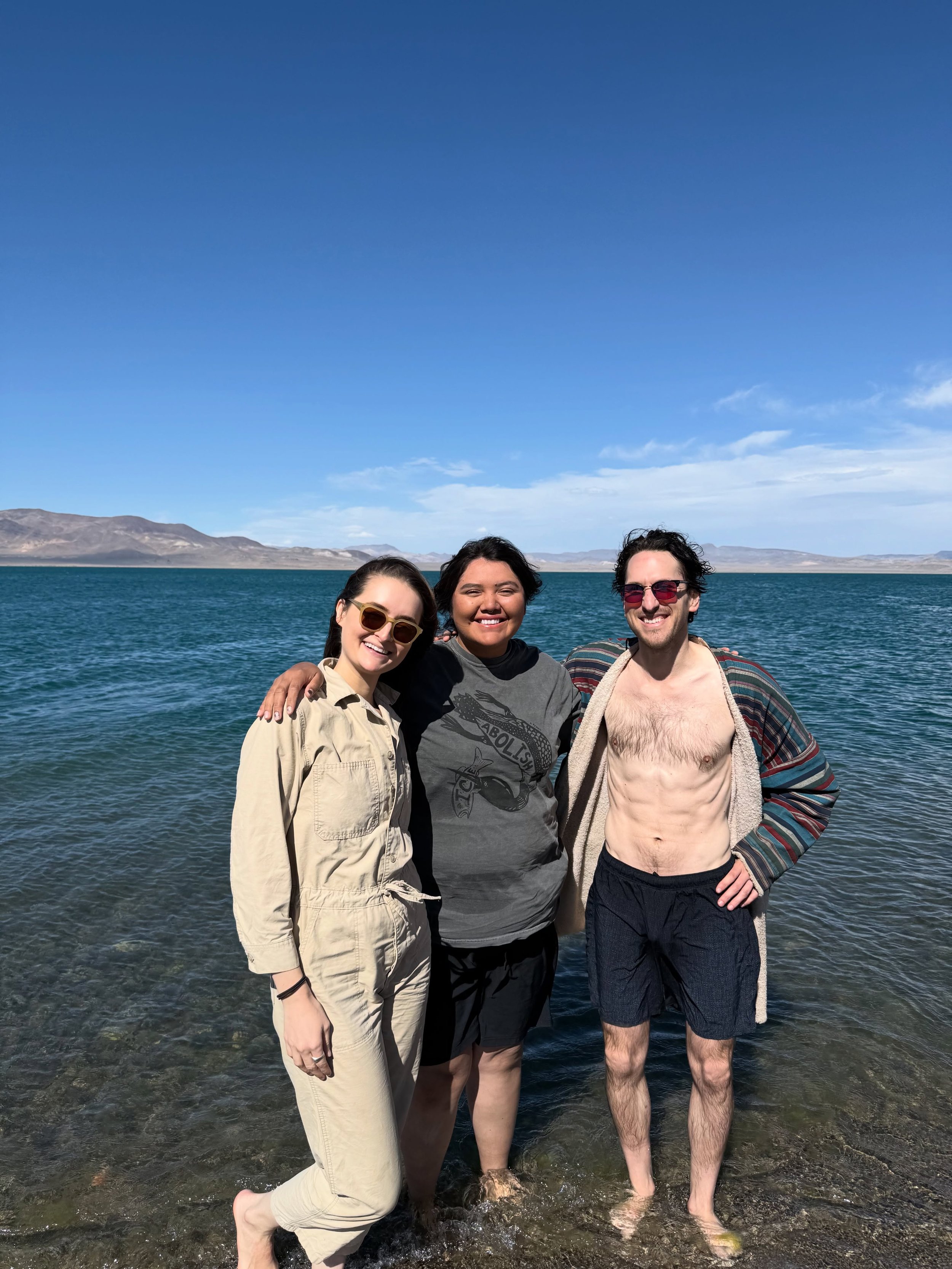 Journey of a Water Protector, hosted by @numu_wanderer @cornmush_girl at @pyramid_lake 🙏🫶🙌

Transformative event, community gathering, skills workshops, and healing in the waters 

Thanks to all who contributed and supported this important and spe