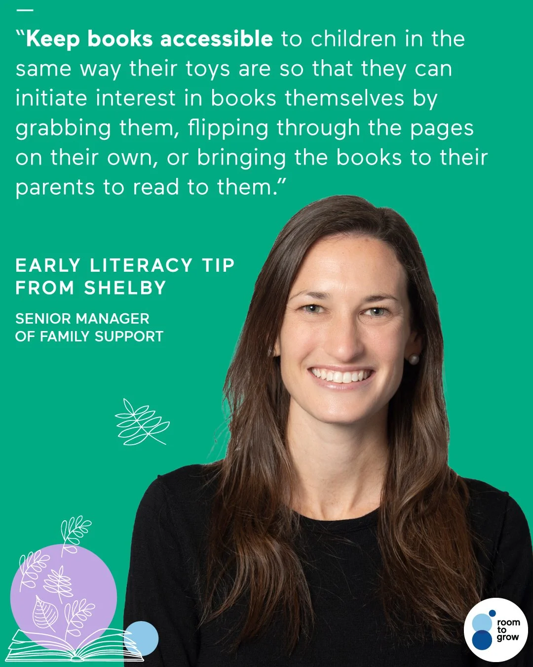 For World Social Work Day, we&rsquo;re celebrating the incredible clinicians at Room to Grow who support families every day through care, guidance, and connection.

They see firsthand how small moments, like picking out a book to read, can shape earl