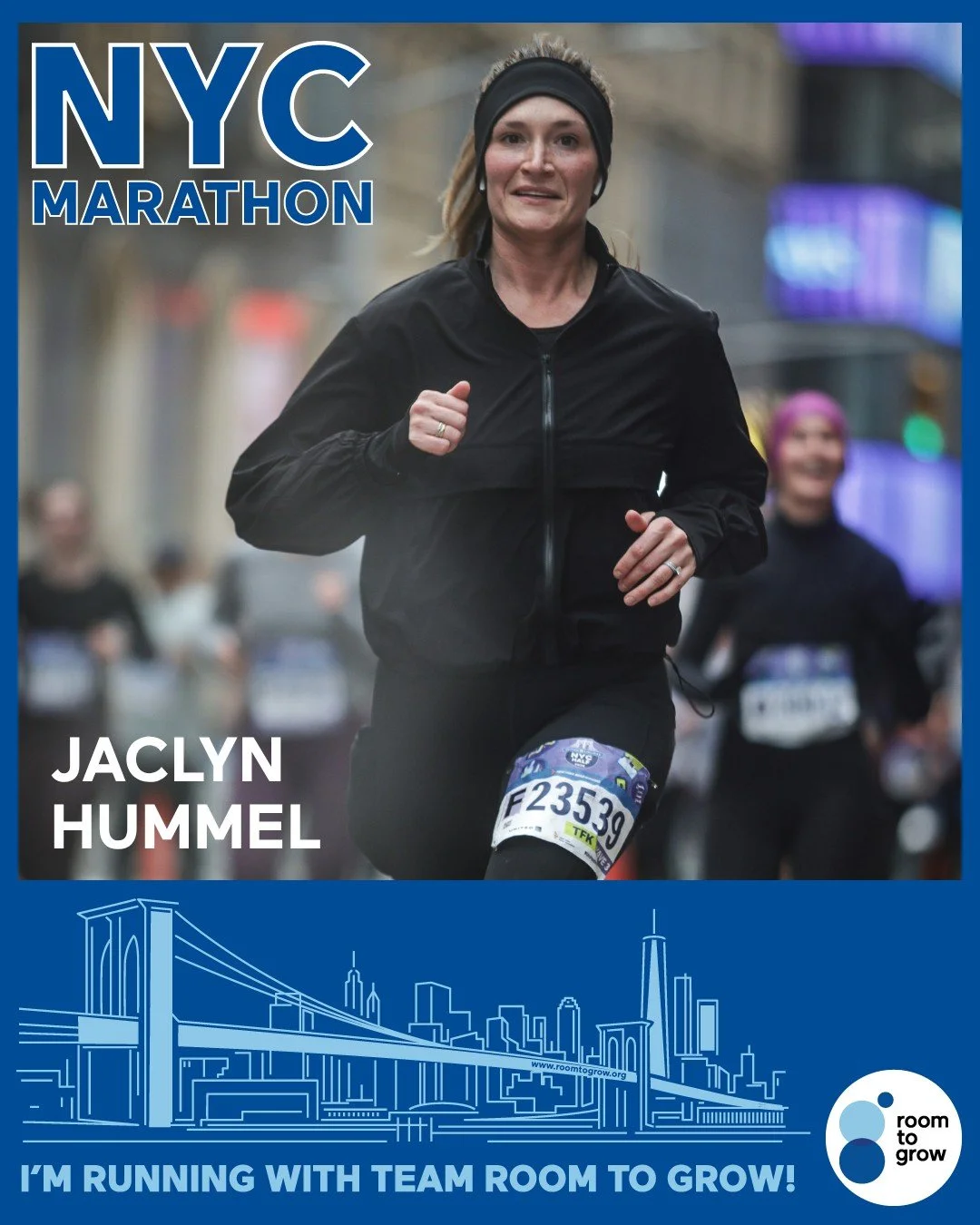11 runners. Five boroughs. One mission. 🗽 Meet the incredible people running the TCS New York City Marathon for Room to Grow! This November 1, Team Room to Grow will take on 26.2 miles to help families access the guidance, resources, and community c