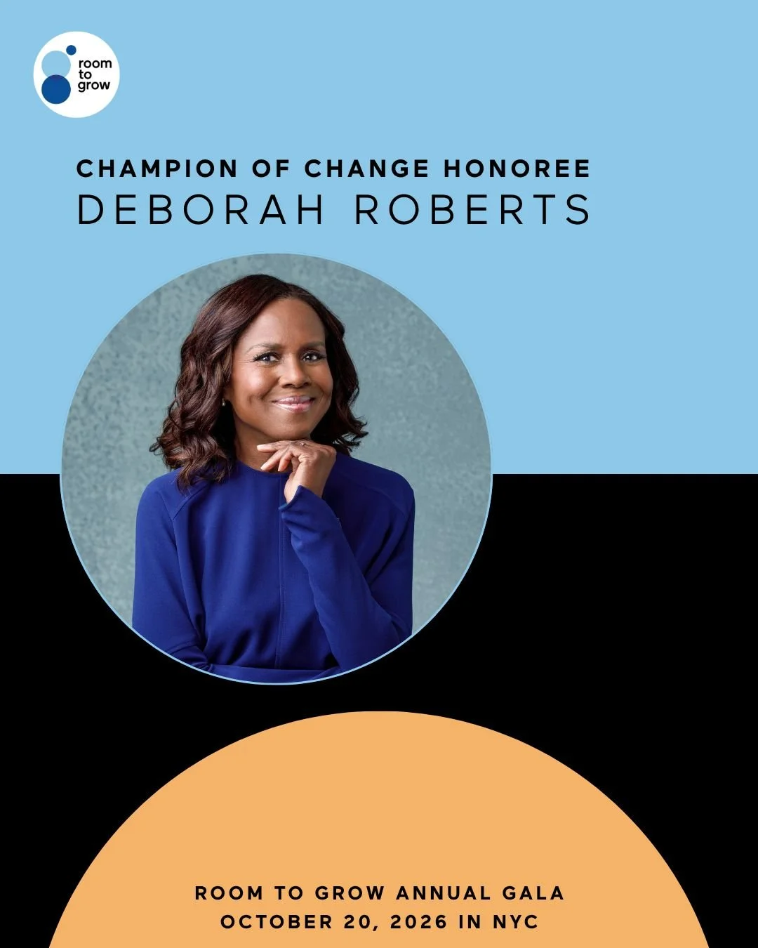 We&rsquo;re thrilled to announce our 2026 Champions of Change Honorees: Deborah Roberts, ABC News 20/20 Co-Anchor and Peabody &amp; Emmy Award recipient, alongside our longtime partner, Fidelity Investments. ✨

Together, this year&rsquo;s honorees ex