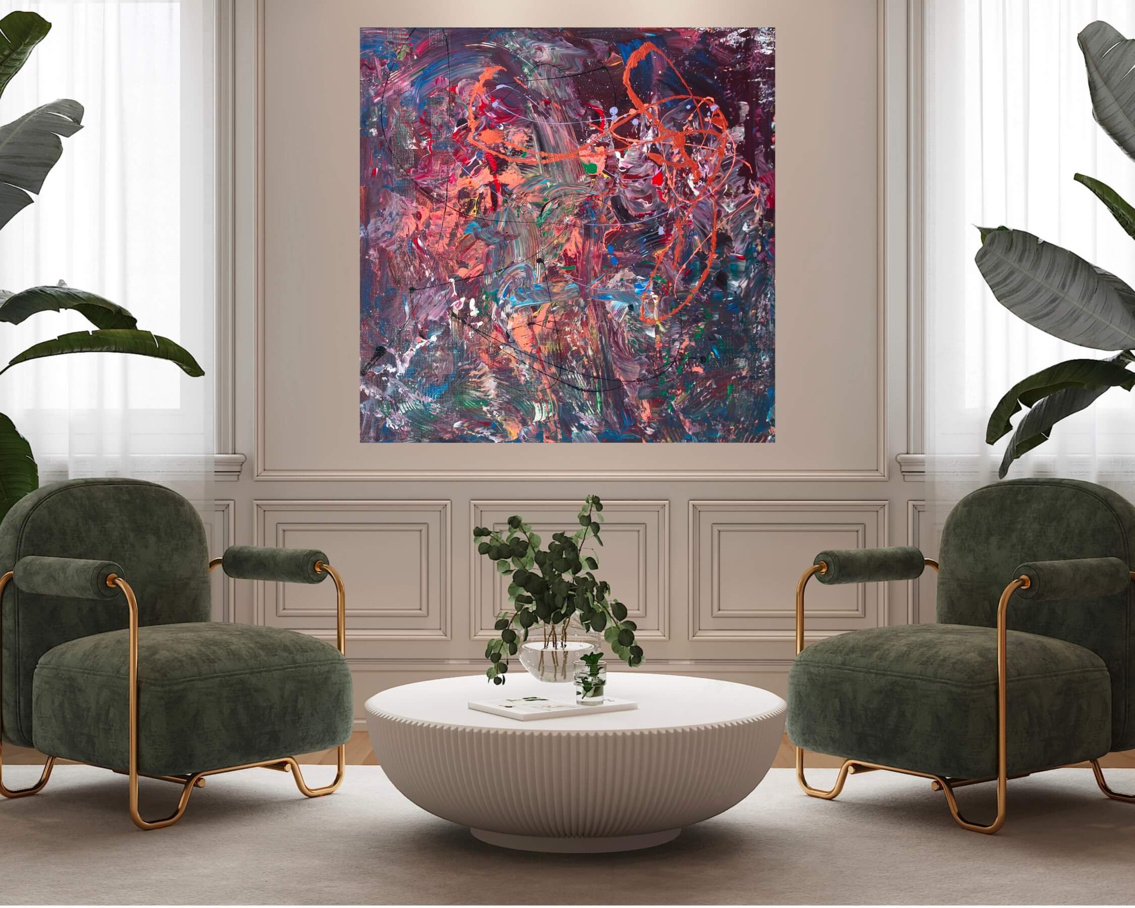 Shattered Saturn - abstract artwork