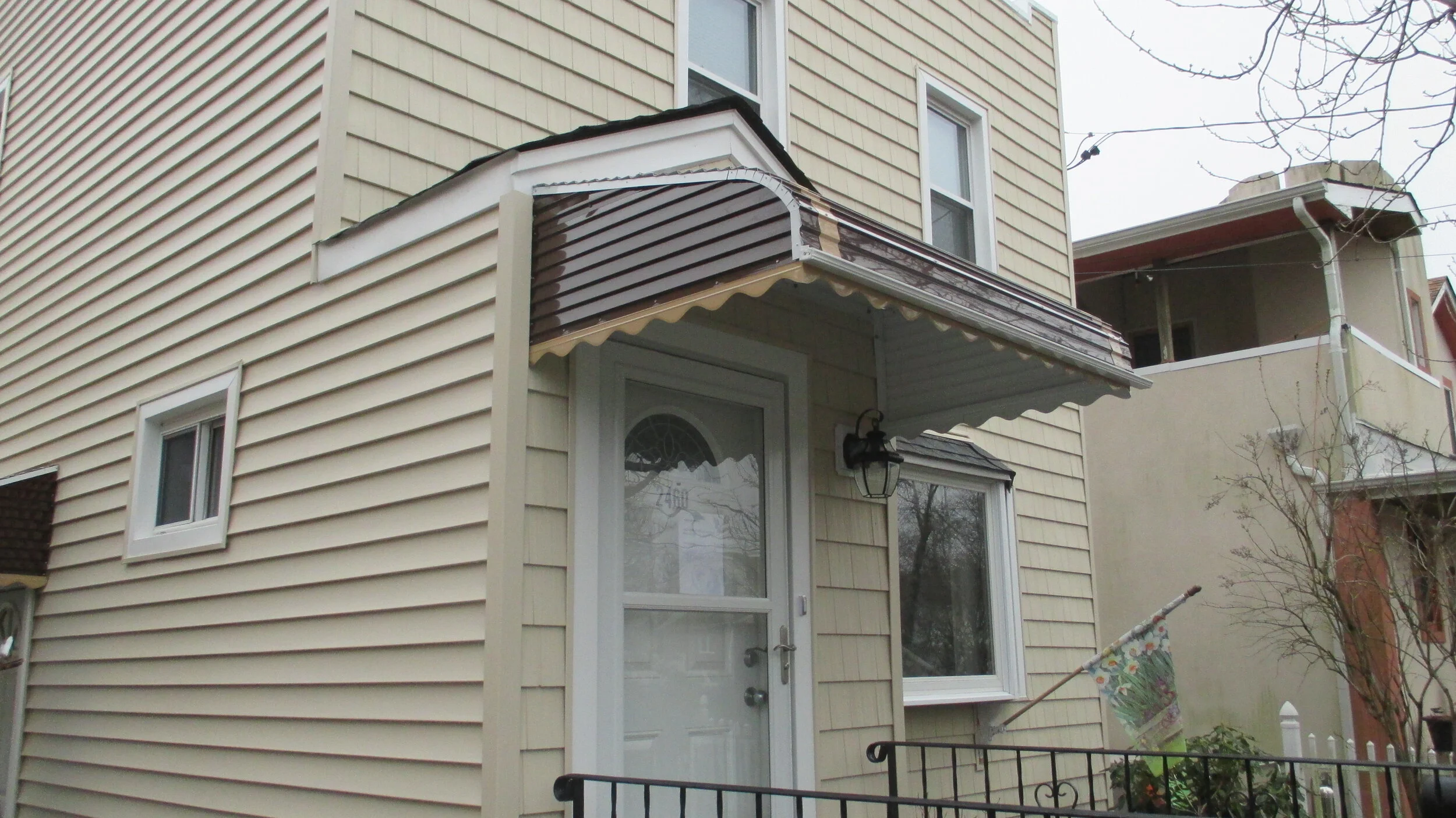 Basement Entrance & Door Awnings — Rainbow Awning