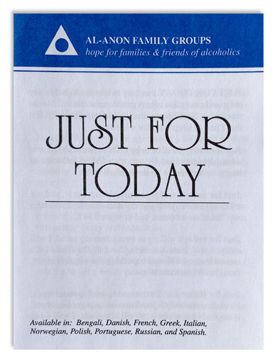 Just for Today—Al-Anon Wallet Card (M-10)