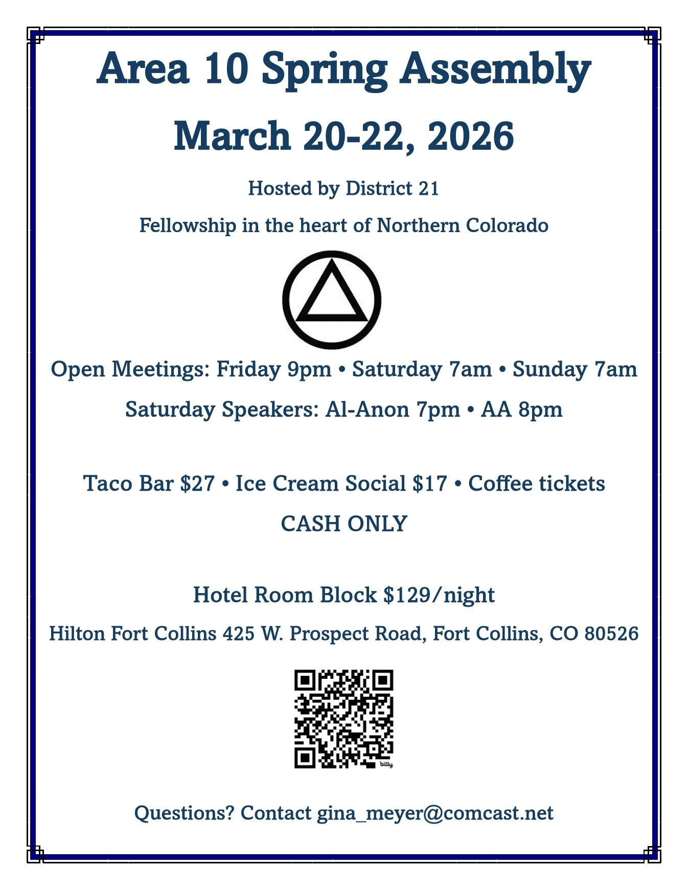 Spring Assembly 2026  AA with Al-Anon