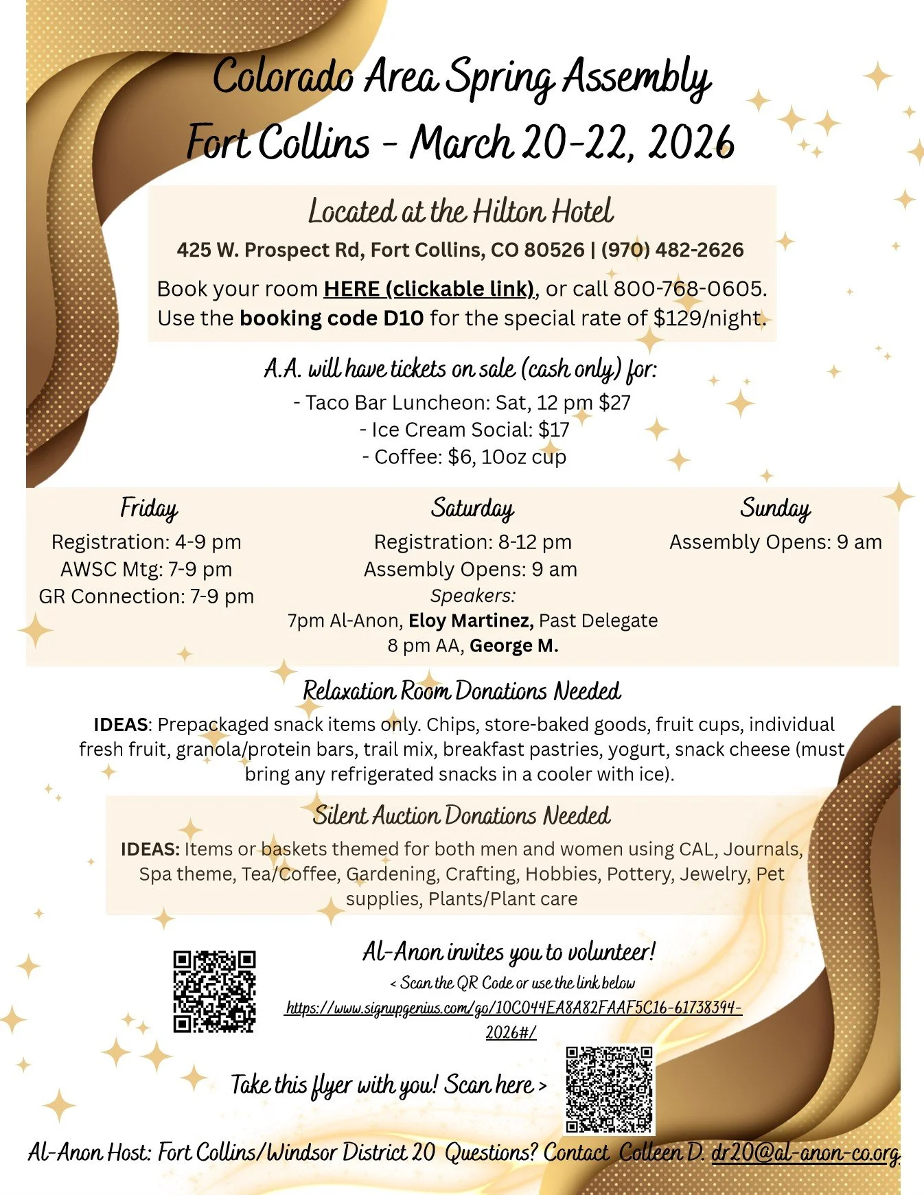 Spring Assembly 2026  AA with Al-Anon