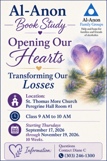 Al-Anon Book Study: Opening Our Hearts, Transforming Our Losses
