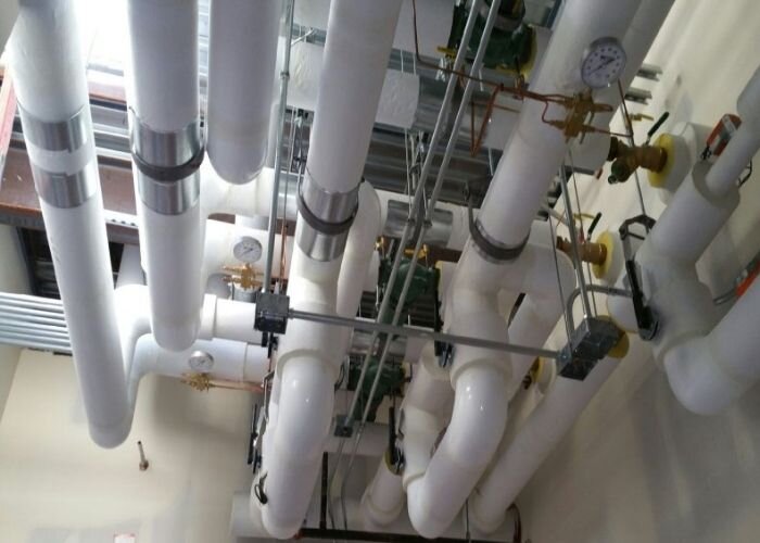 Autumn Construction Services Mechanical Contracting %7CJamieson School Insulated Piping Work.jpg