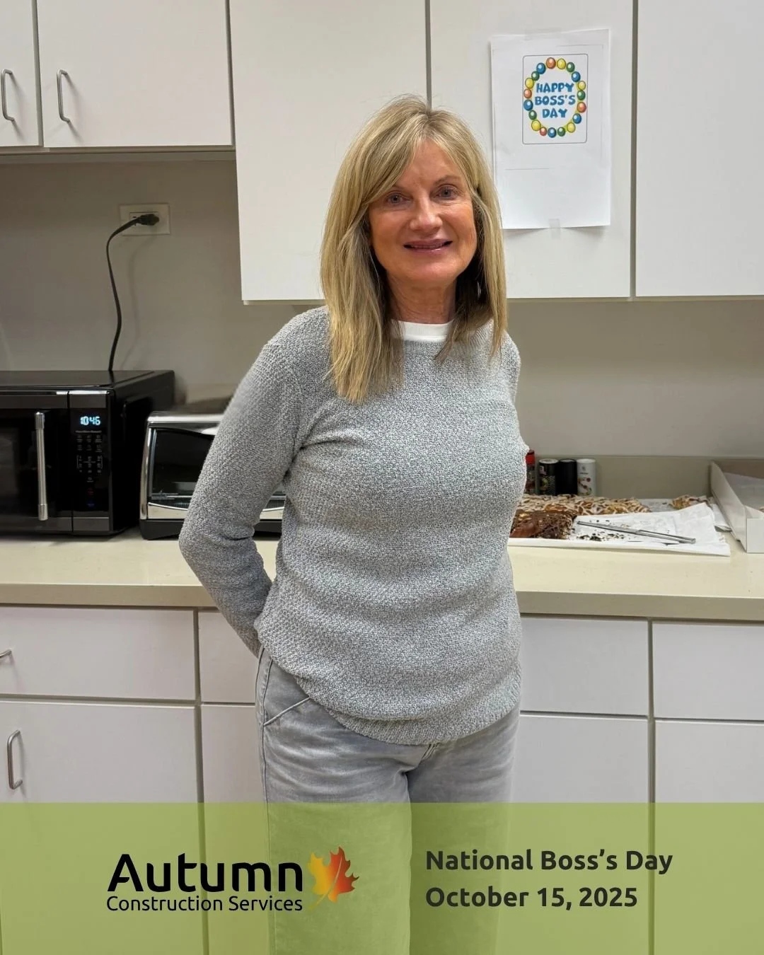 Today, the Autumn Construction team celebrates our President and Founder, Susan Nelson. Susan is a leader who truly leads by example. Susan is a pro at working both on the business and in the business, balancing strategy with hands-on commitment. Her