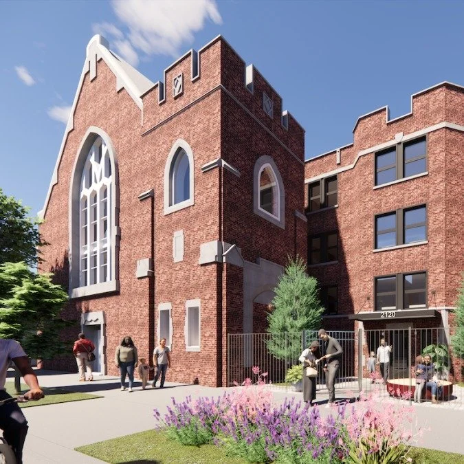 🚨 New Project Announcement 🚨 Humboldt Park Church Adaptive Reuse &amp; Affordable Housing Renovation

OWNER: @luchachicago 

GENERAL CONTRACTOR: @craneconstructioncollc and @toroconstructioncorp  JV 

PROJECT: Humboldt Park United Methodist Church 