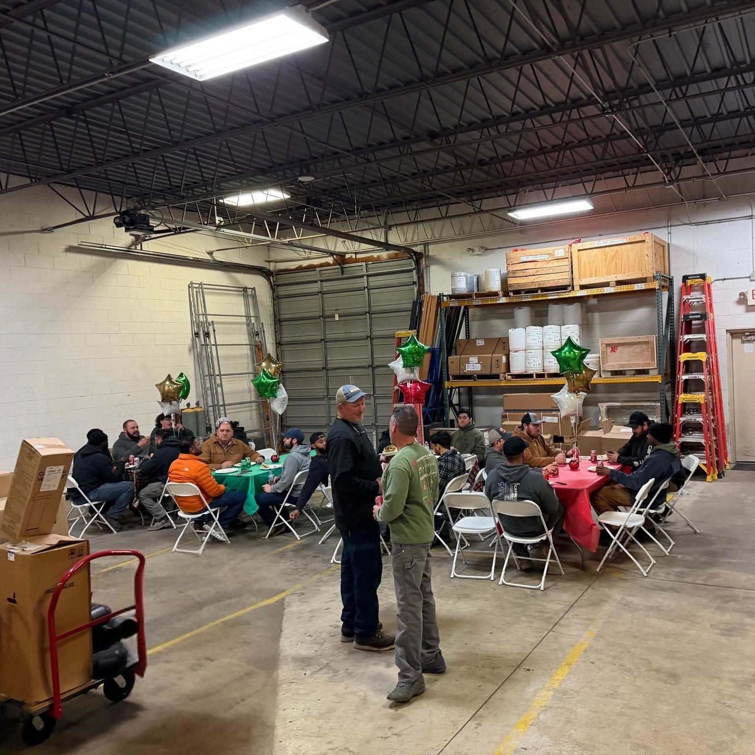 We celebrated our team holiday lunch Chicago style with hot beef and mostaccioli. Cheers to all, and happy holidays from your friends at Autumn Construction Services.