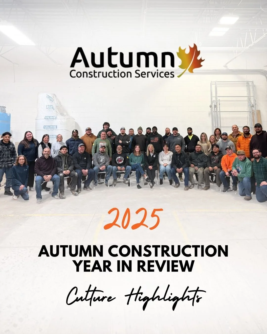30 years strong. New teammates. Full calendars. Big moments. Here&rsquo;s a look back at the culture highlights that defined 2025 at Autumn Construction Services.