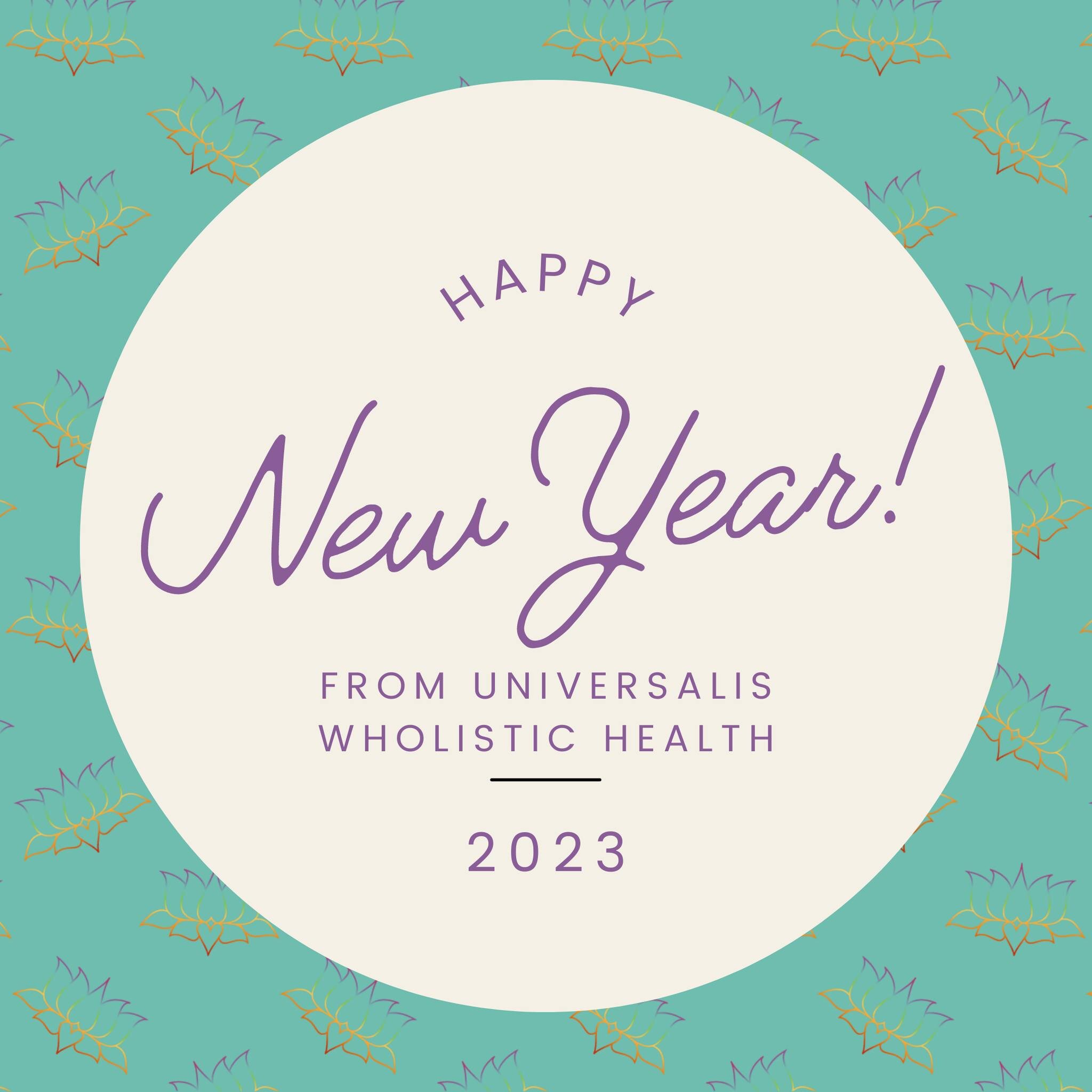 Happy New Year from us at Universalis Wholistic Health. What are your wellness goals this year? Comment below and let us know how we can help you achieve them today!  #healthandwellness #happynewyear2023 #goals #wellness  #localbusiness #privatepract