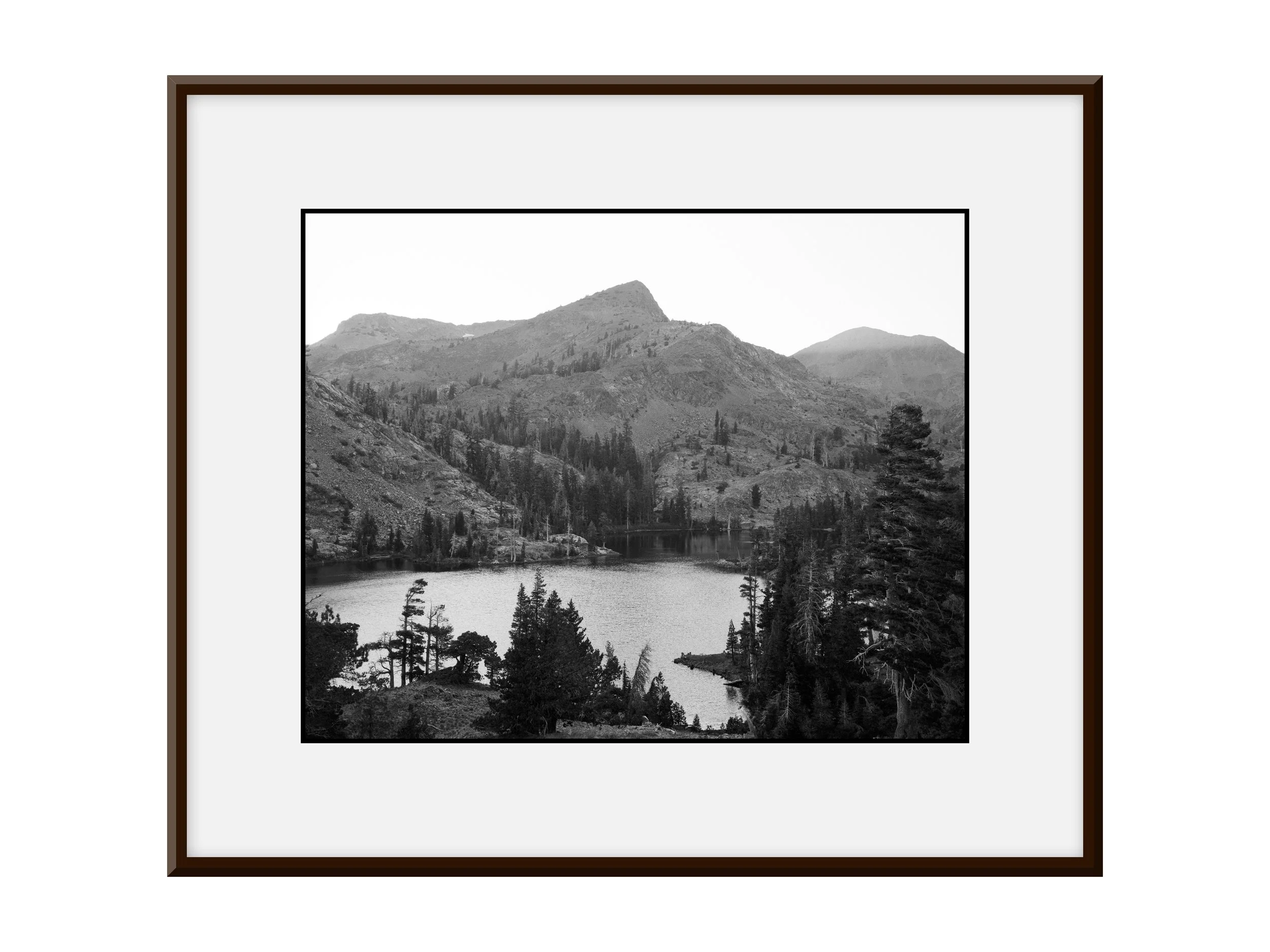 2024-09-07 - Desolation Wilderness, Susie Lake, Mountainside View Down on Lake, Landscape - 4 Web Final (4x3 Frame Final).jpg