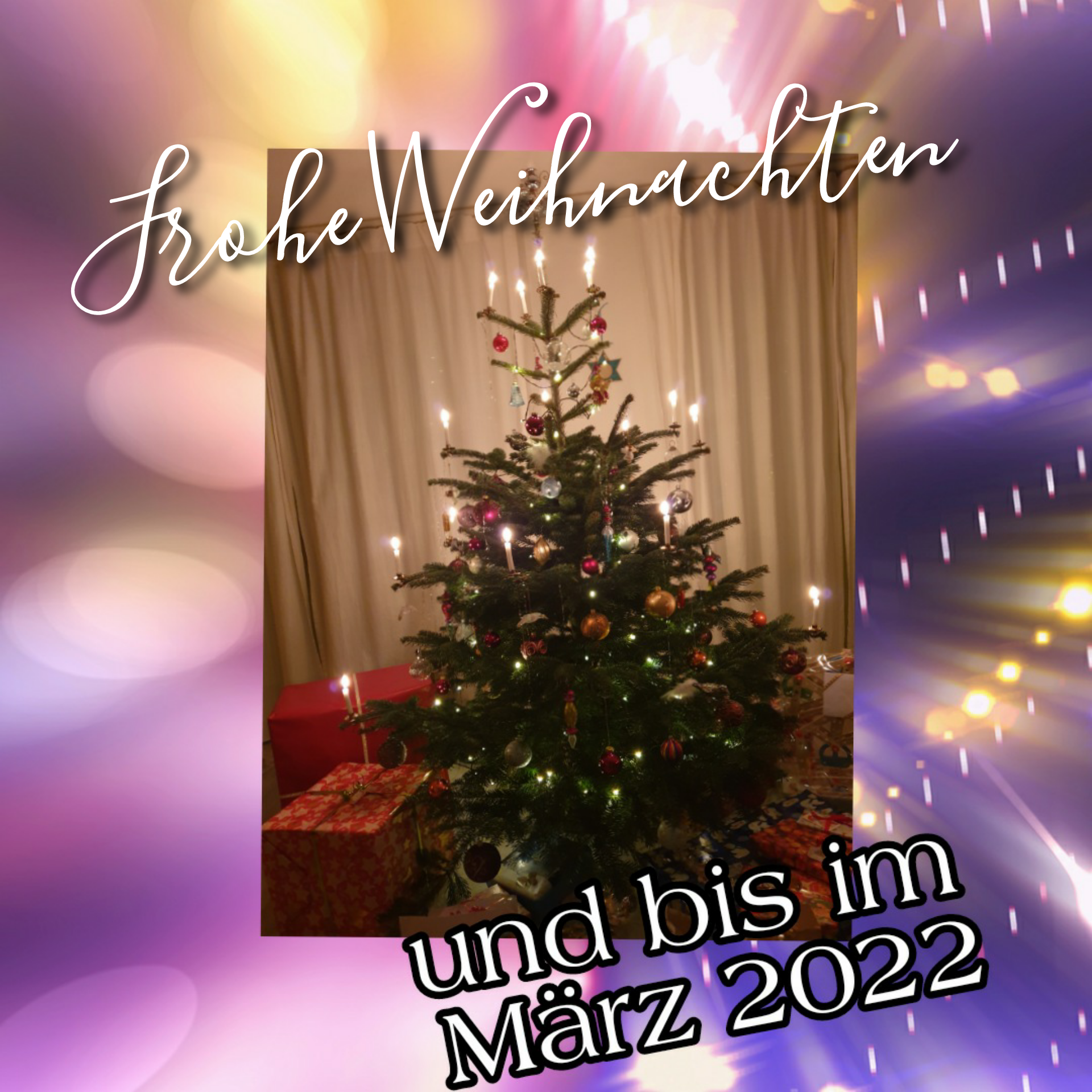 Frohe Weihnachten - bis im März 2022