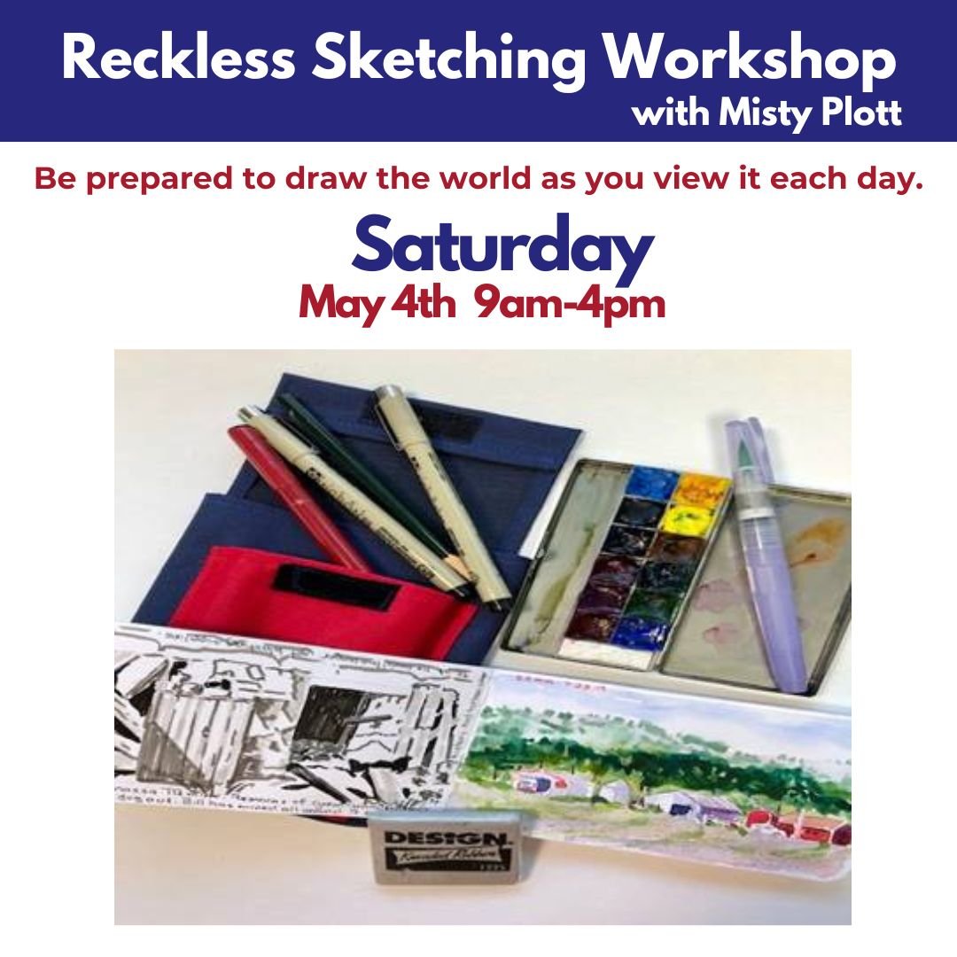 Are you signed up for this workshop yet? 
You should be - there are only a few spots left.
Don't miss your chance! 

Follow in the footsteps of the Urban Sketching movement as we record our lives one sketch at a time.

This class will instill the dai