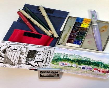 A few spots left! 

Follow in the footsteps of the Urban Sketching movement as we record our lives one sketch at a time.

This class will instill the daily sketching habit as we make marks expressing our everyday journeys on location anywhere and any