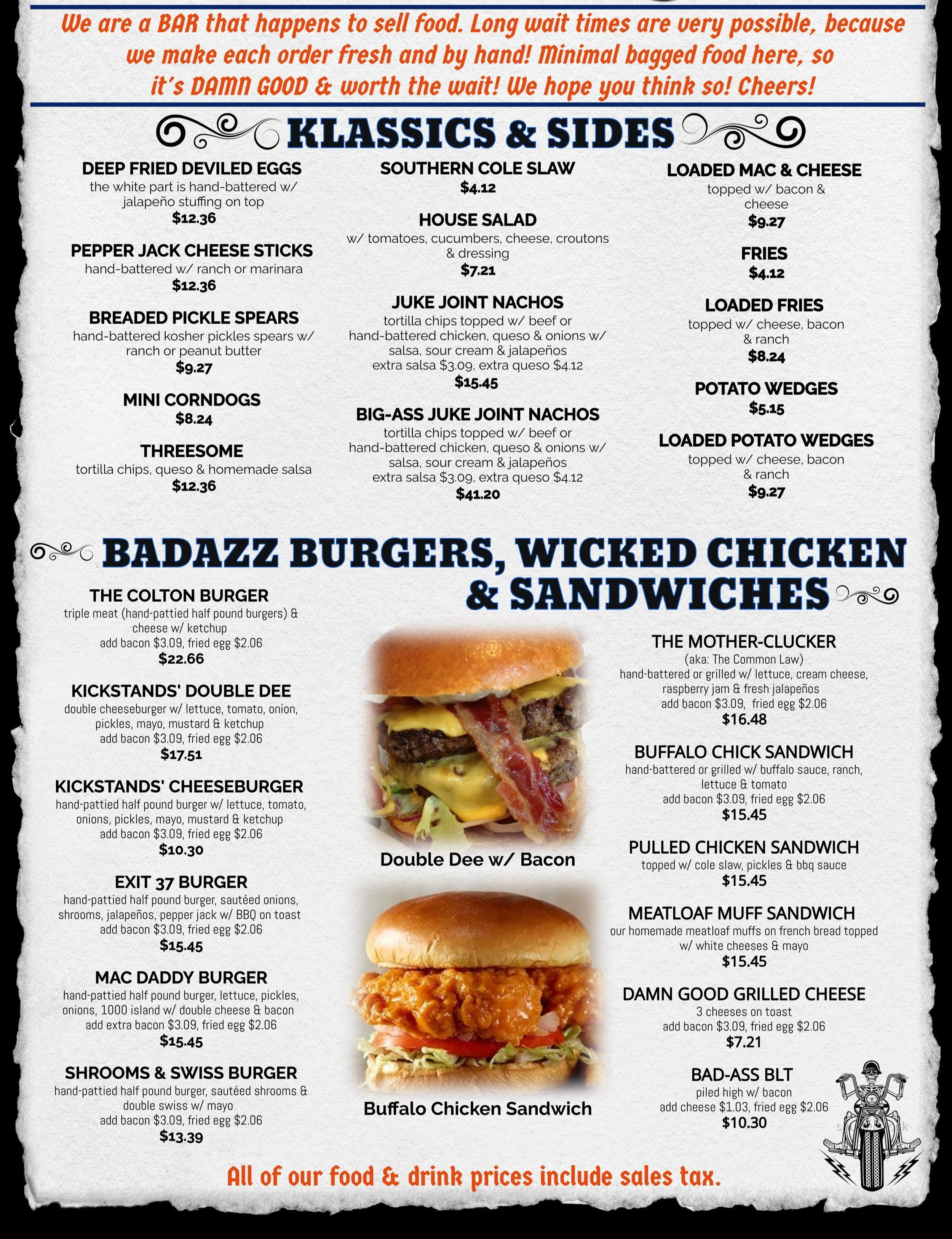 Bar & Grill — Kickstands Campground & Venue