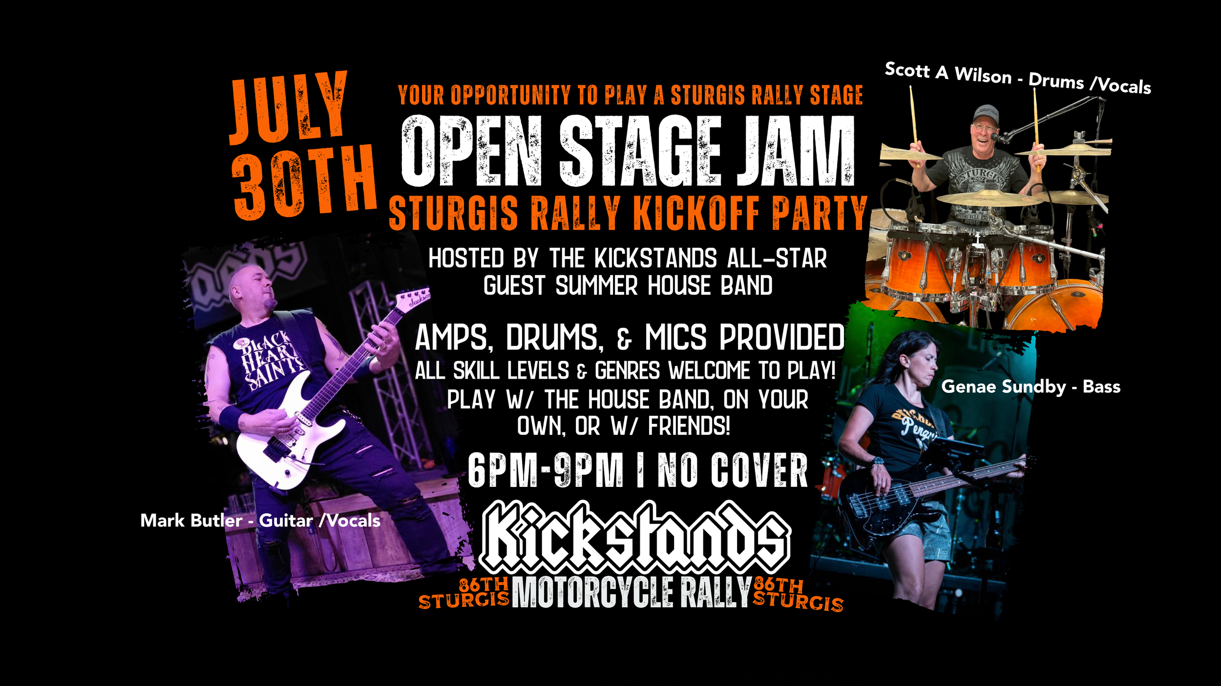 Open Stage Jam Sturgis Rally Kickoff Party