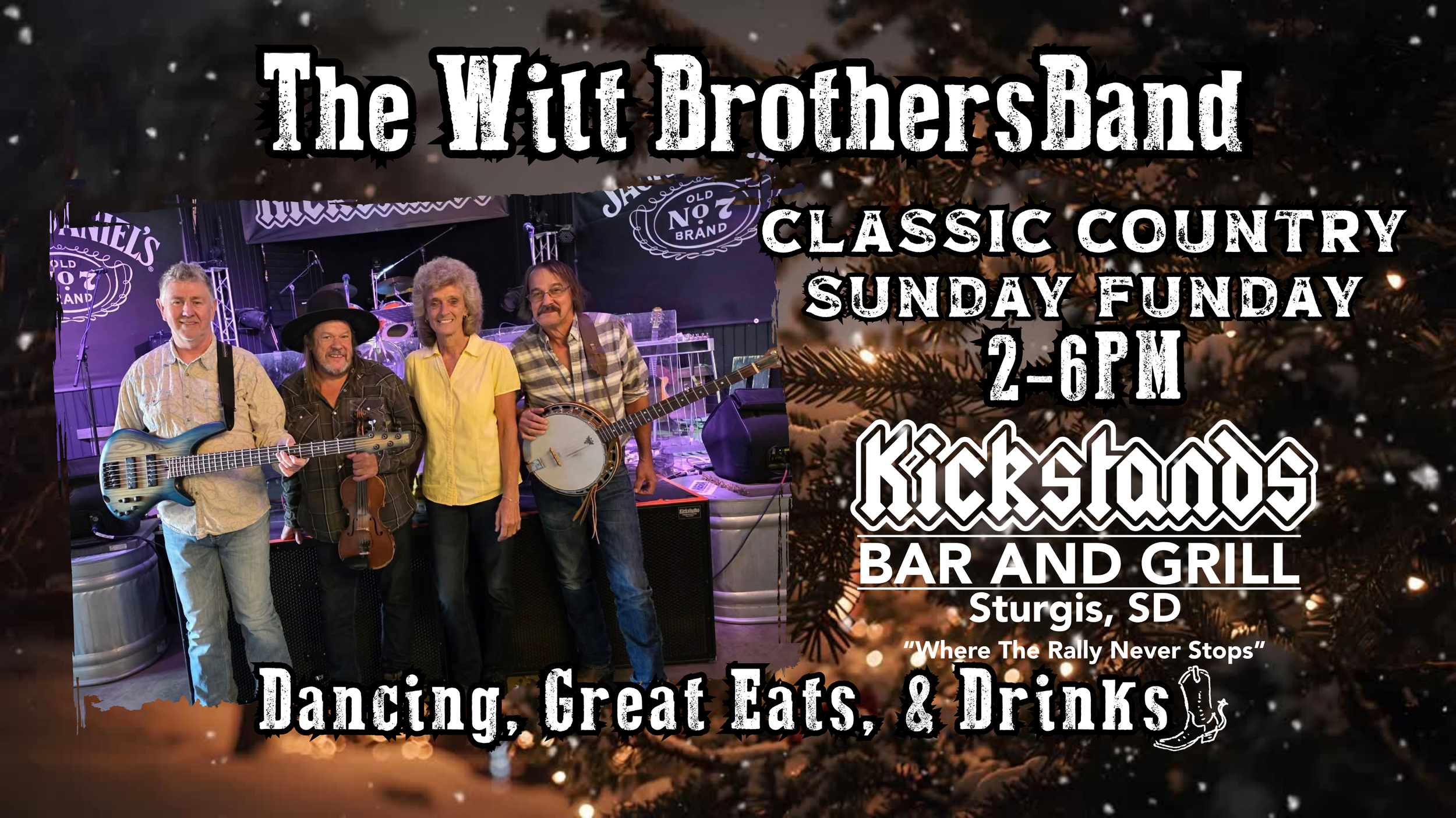 Classic Country Sunday Funday w/ The Wilt Brothers Band 