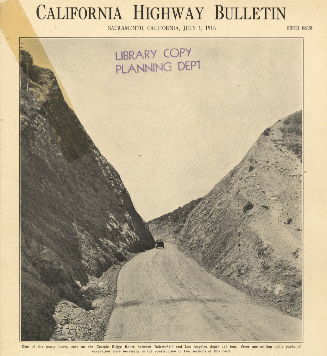  Sewde’s Cut  California Highway Bulletin 1916 