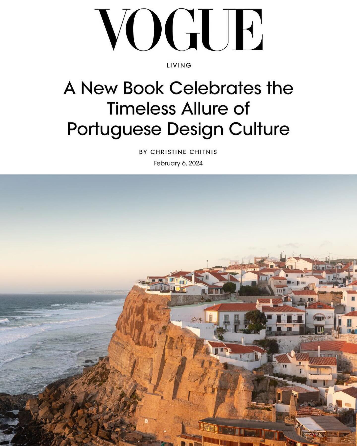 I&rsquo;m feeling so grateful for the lovely and thoughtful press that Patterns of Portugal has received. I loved talking about the process of making the book in @voguemagazine and the photo essay @cntraveler includes some of my very favorite images.