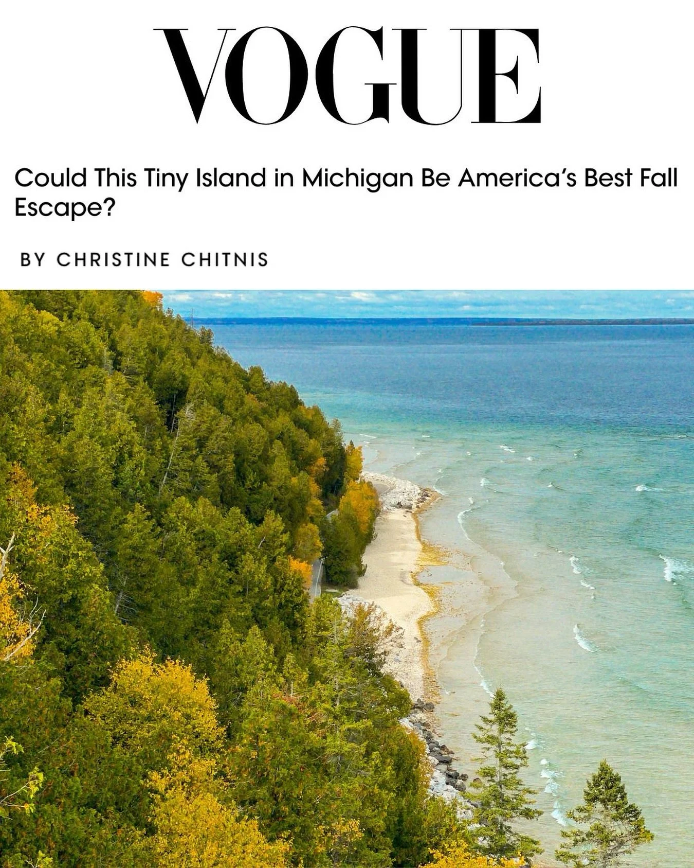 ✨ Can I share a secret? Michigan shines brightest in the fall. The crowds thin, the trees blaze with color, the water still welcomes a dip, and the trails beg to be biked and hiked. 🍂🚲🌊

Nowhere captures that magic quite like Mackinac Island&mdash