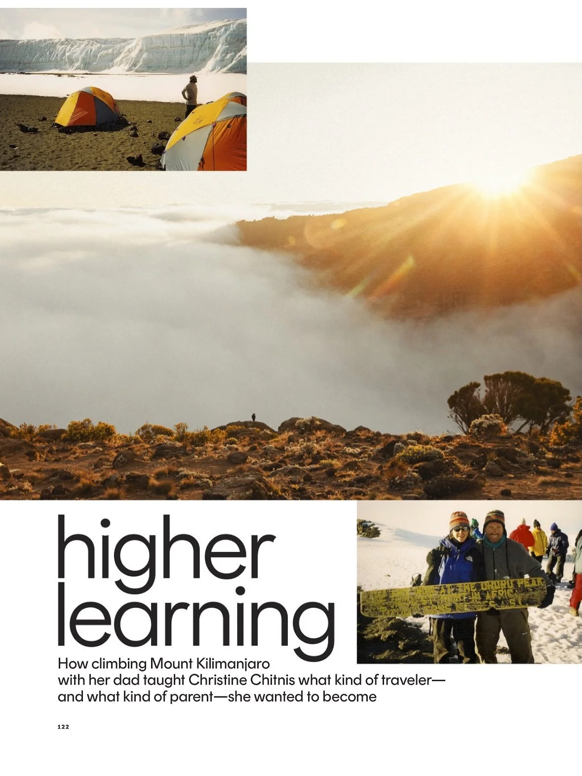 In this month&rsquo;s @cntraveler I wrote about climbing Mount Kilimanjaro with my dad when I was 16. I didn&rsquo;t grow up traveling widely, mainly we just roadtripped around Michigan. This trip changed everything.

As I wrote, &ldquo;Besides being