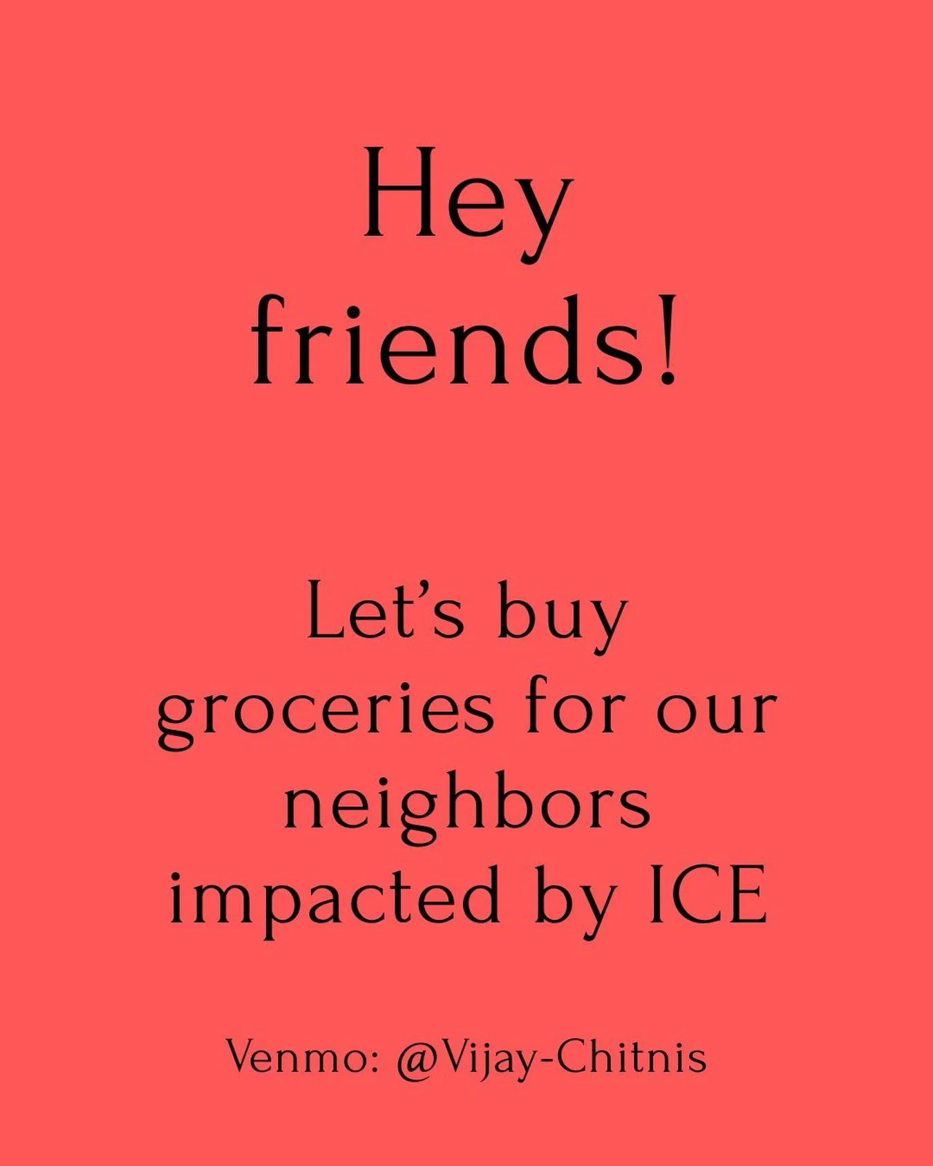 FUNDRAISER: Many of our neighbors here in RI who have had their breadwinner detained by ICE are struggling to afford groceries. I reached out to @amornetwork and asked how we could help. So let&rsquo;s chip in and buy grocery store gift cards! Venmo 