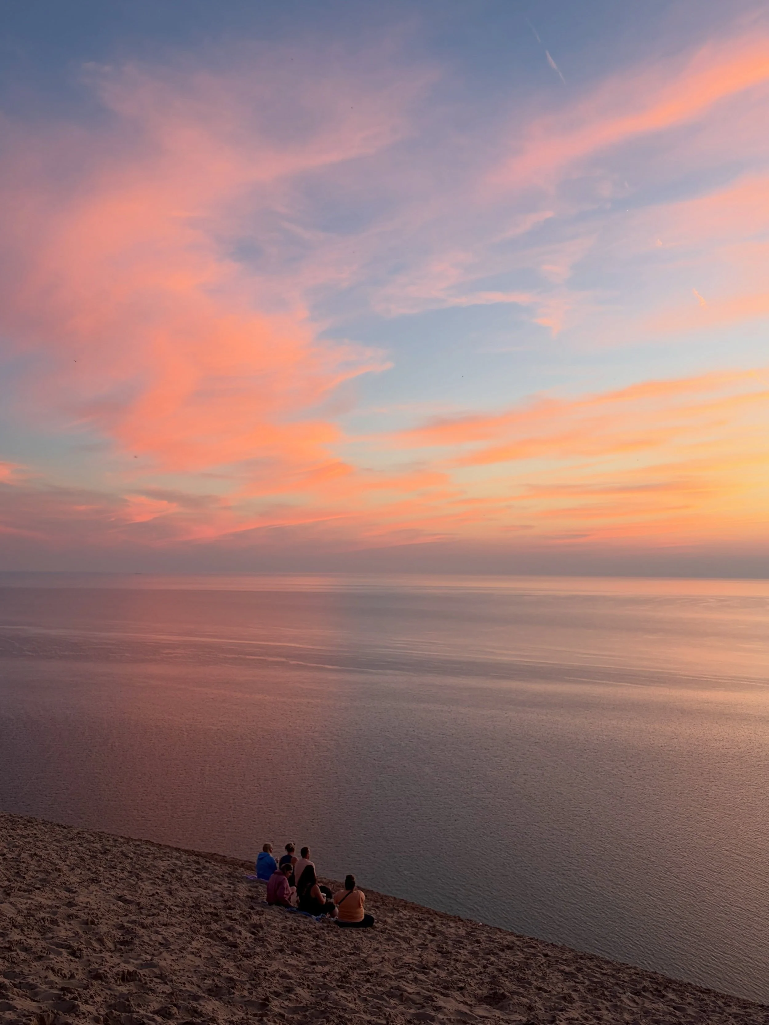We have had the perfect few days here in Northern Michigan, enjoying being all together before the boys head off to camp. Sleeping Bear Sand Dunes, a paddle down Crystal River, lunch @farmclubtc, an impromptu dinner @umbotraversecity with @northern_m