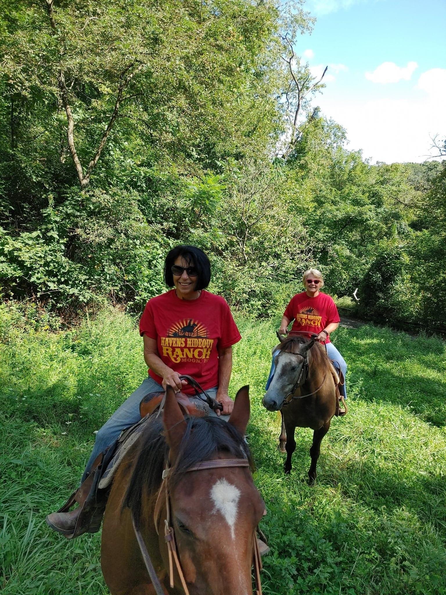 You HAVE to experience a ride with Havens...had so much fun, and the guide was super informative and nice. The area was beautiful, and the horses were very disciplined. -N.G.