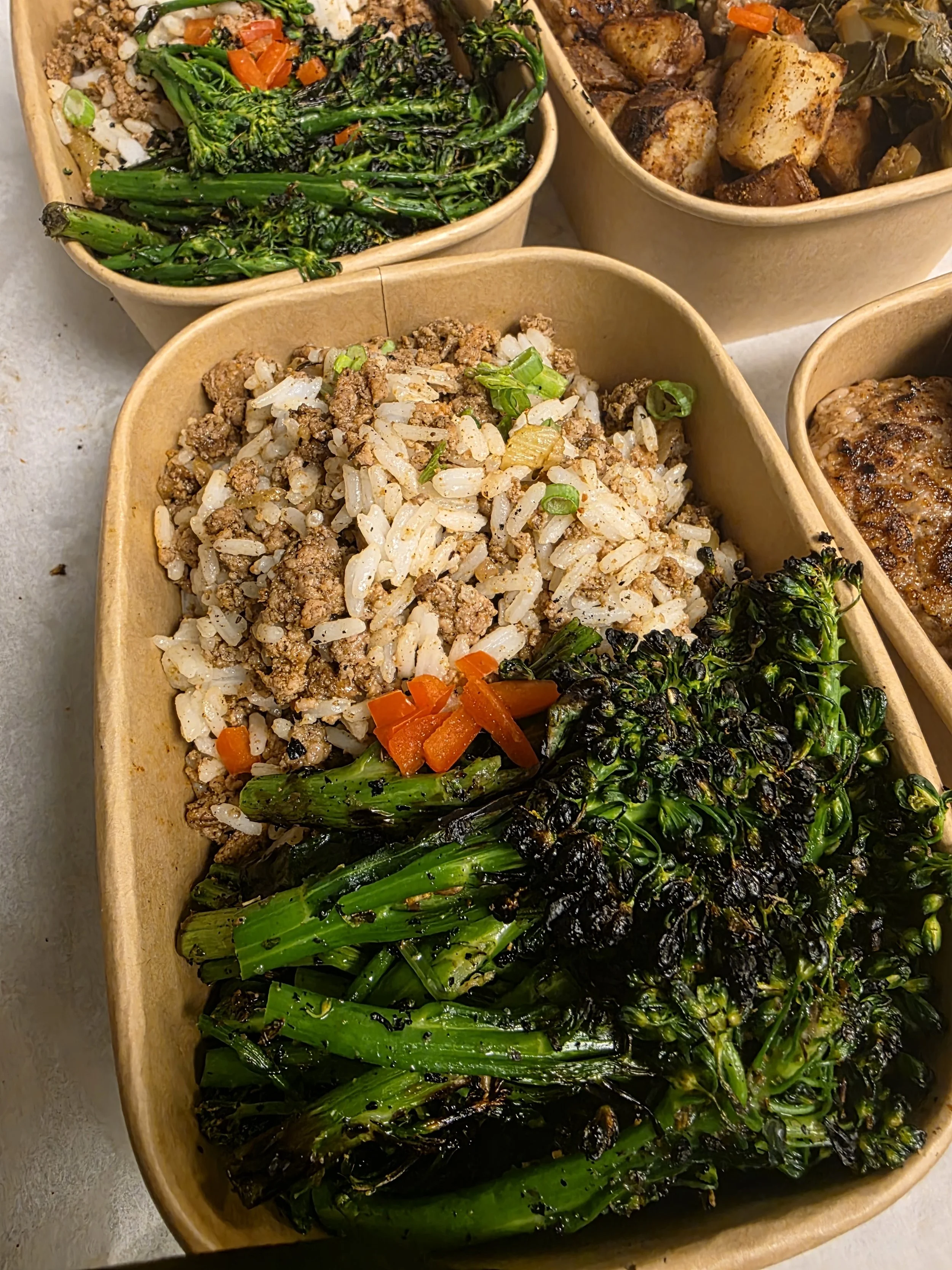 Dirty Rice with Ground Turkey With holy trinity and broccolini..jpg