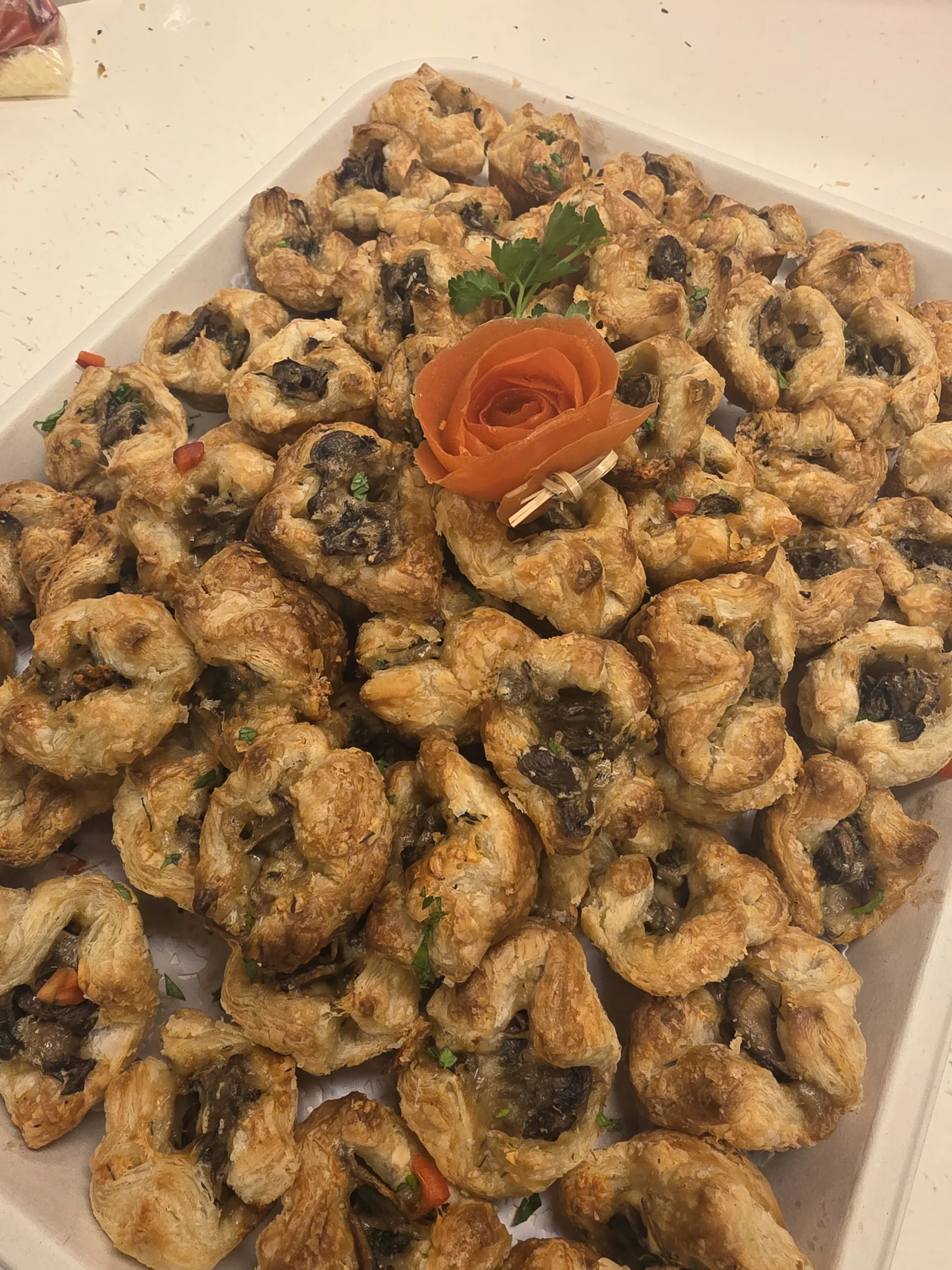 Mushrooms Puff Pastry Bites