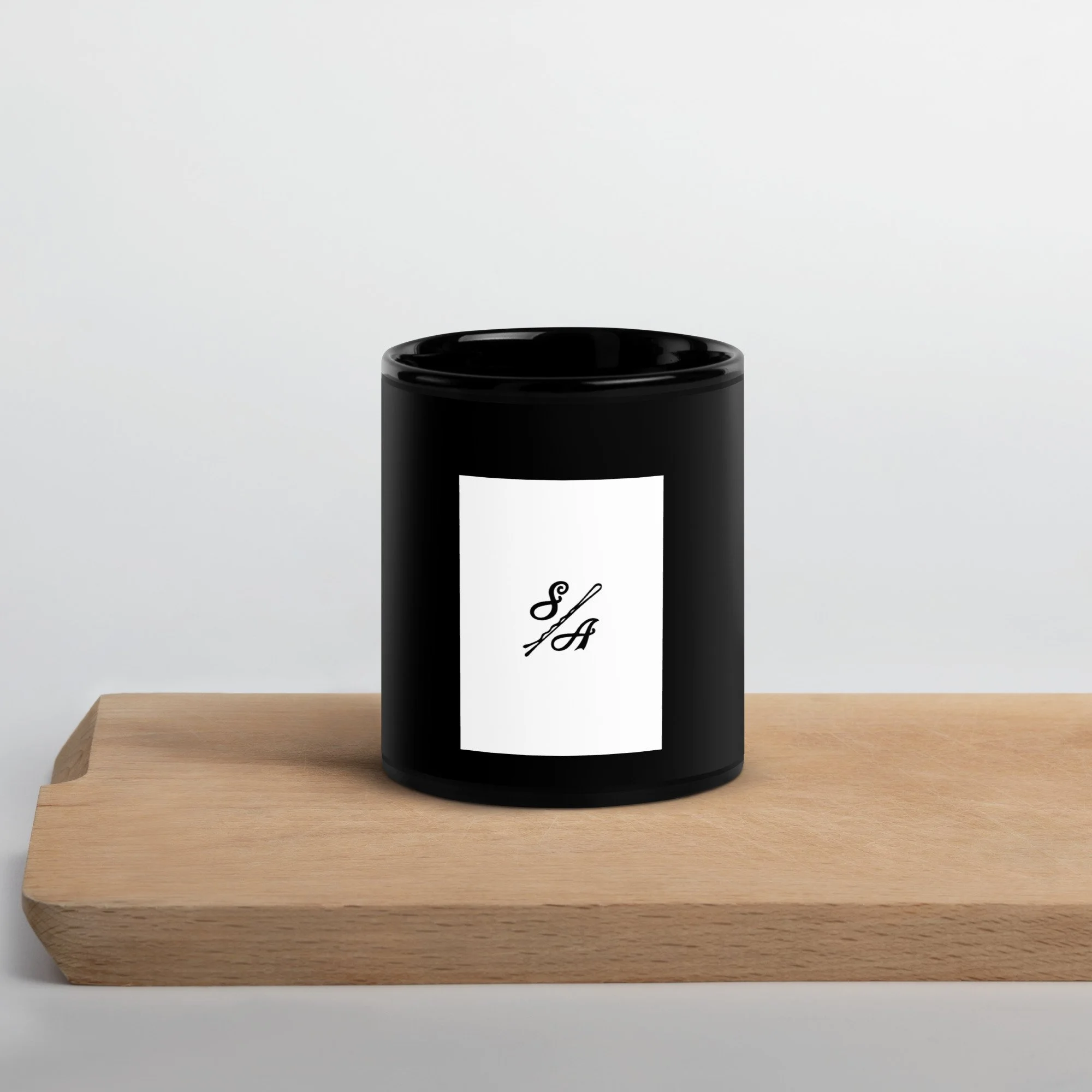 Black Glossy Mug