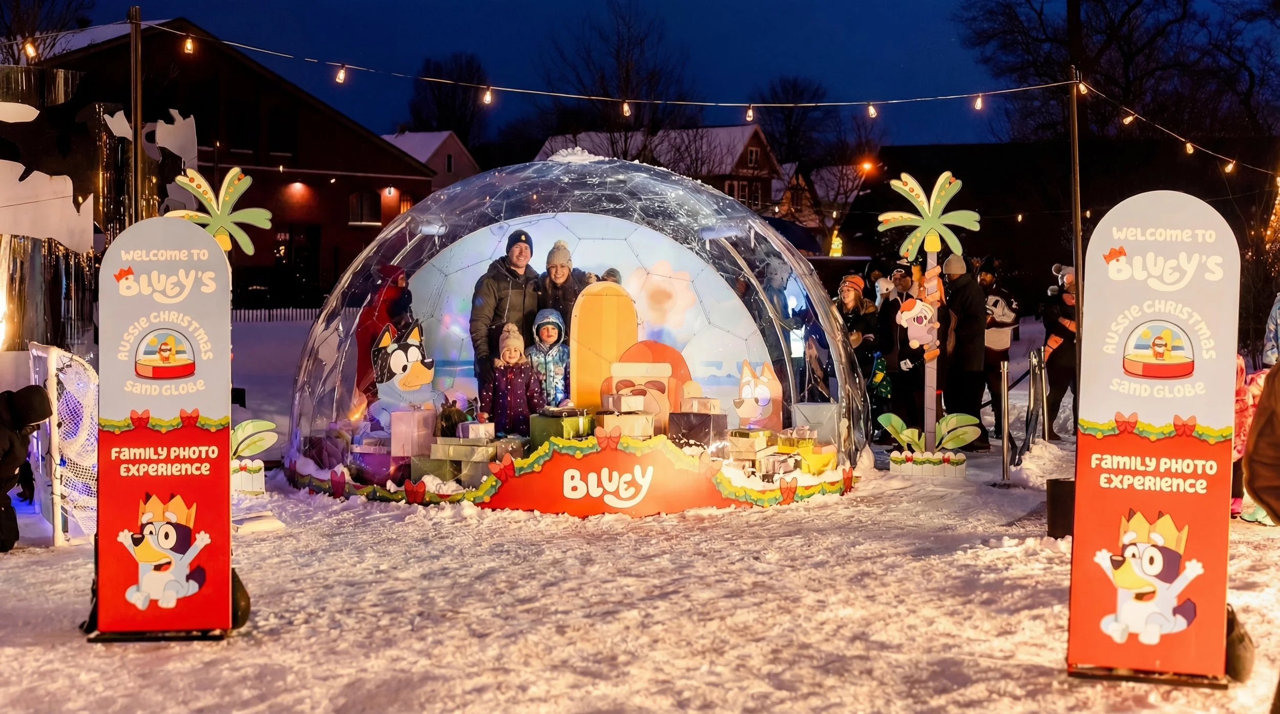 Bluey’s Aussie Christmas Sand Globe
