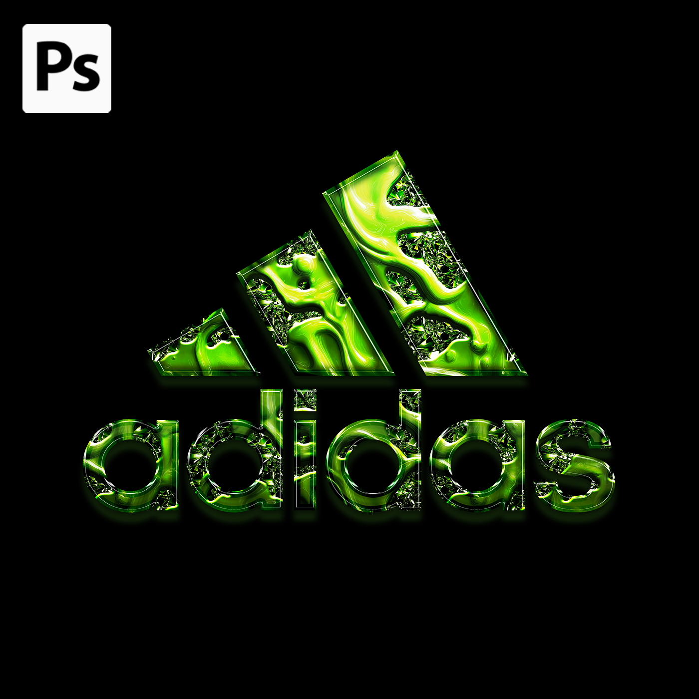 Cracked Jewels Photoshop Text Effects