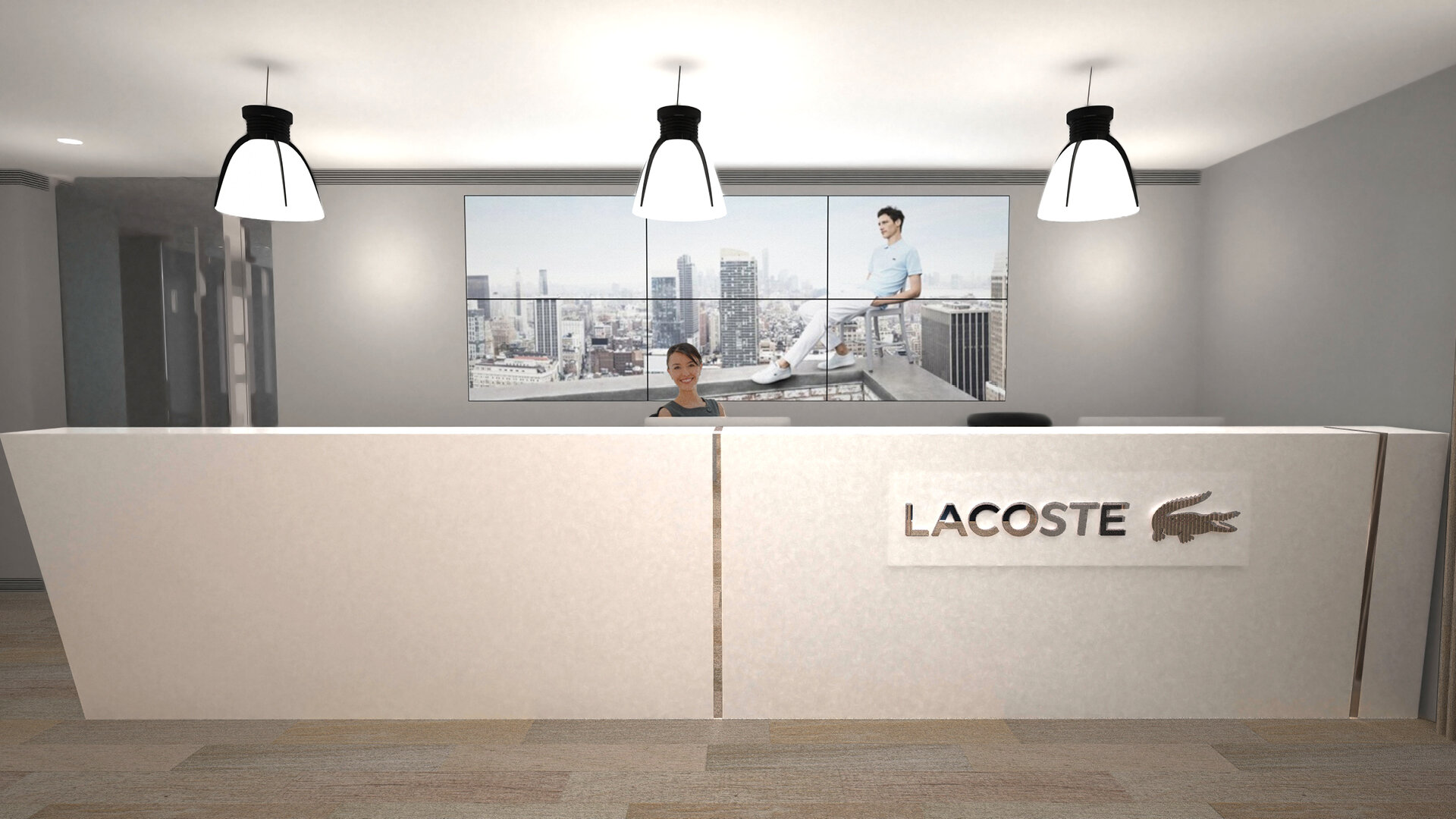Lacoste office renovation Design & Build tender - Hong Kong — OVA STUDIO