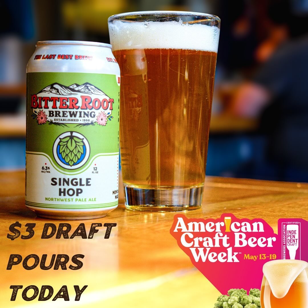 On the 6th day of American Craft Beer Week, we bring you our Single Hop NW Pale Ale. This beer is hoppy and clean drinking. Come on down today and have a pint for only $3.00
.
.
.
#americancraftbeerweek #smashbeer #columbushops #nwpaleale #hamtownsfi