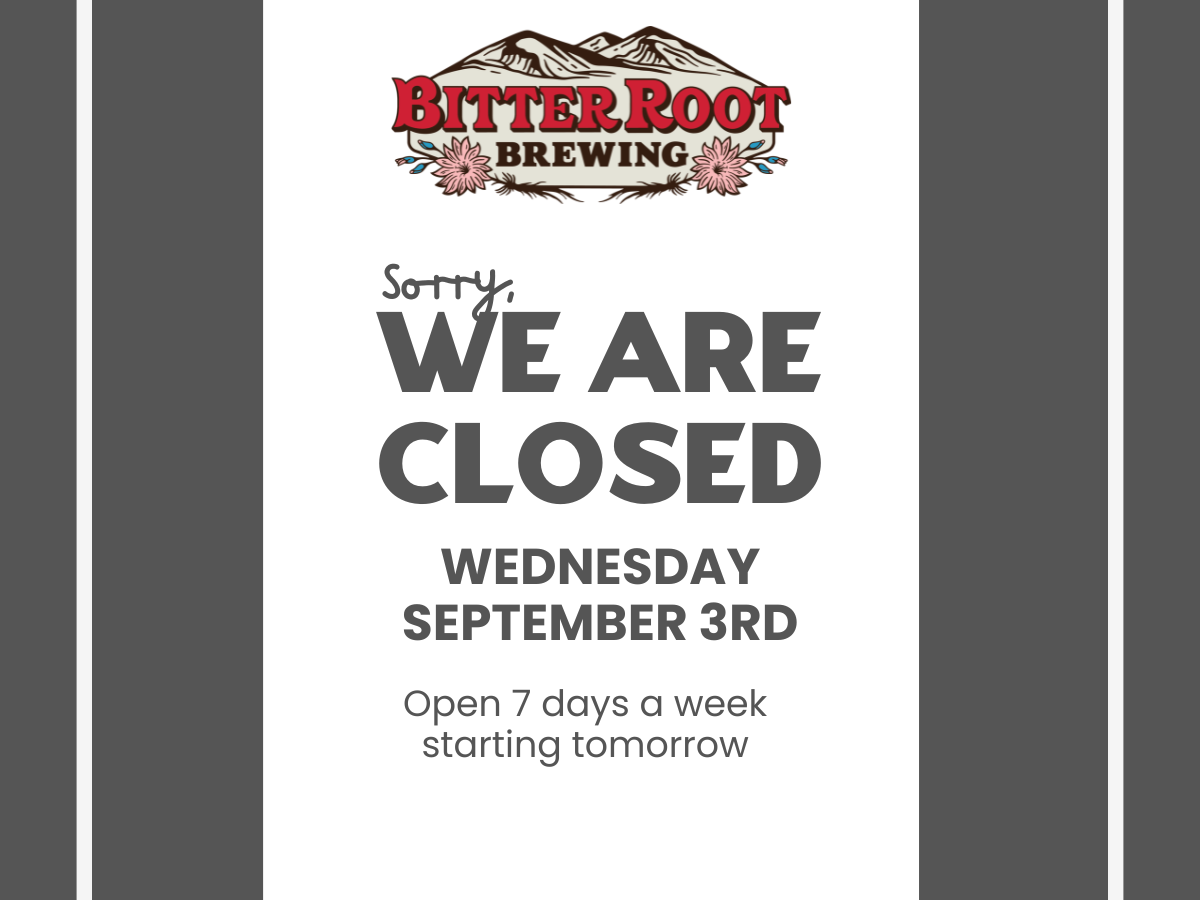 Sorry, we are closed today!