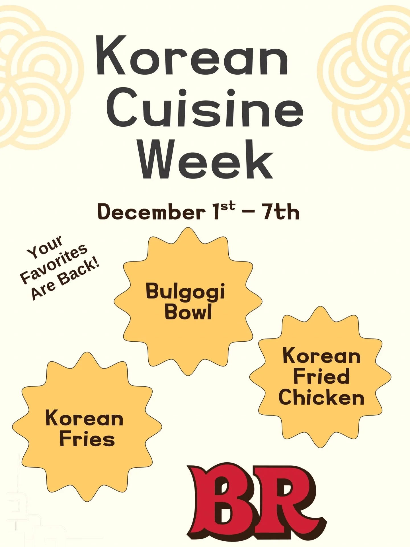 Kicking off December with Korean week! Bringing back 3 of your favorites from a few menus back! This week only, don&rsquo;t miss it! 
.
.
.
#koreanweek #bulgogi #koreanfriedchicken #koreanfries #eatlocal #supportlocal #hamtownsfinest #comeandgetit