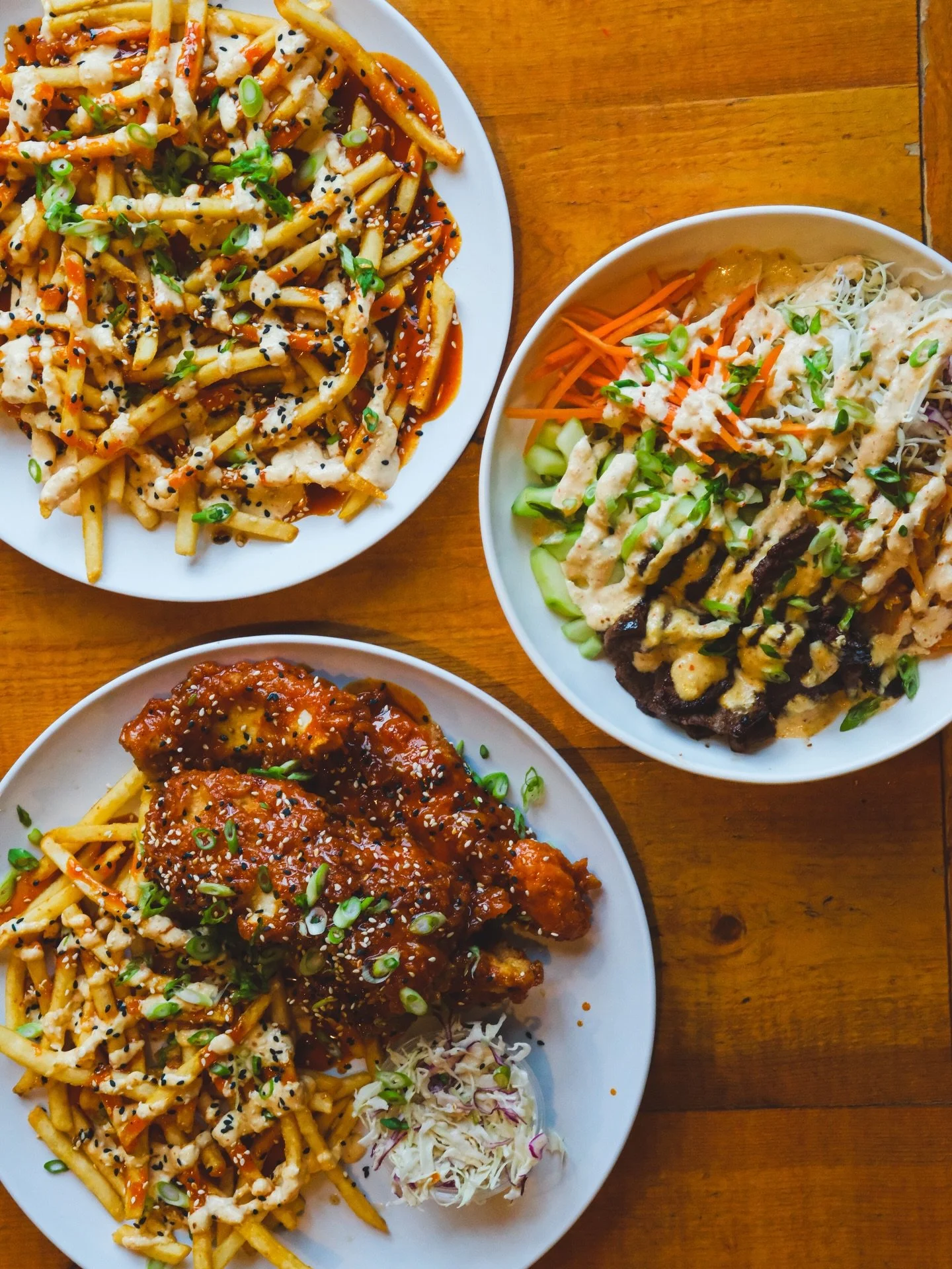 Korean week menu is running Monday until Sunday! Spice up your day with one of these options!
.
.
.
#bulgogi #kimchi #koreanfriedchicken #justwhatyourelookingfor #bombdotcom #getitwhileyoucan #hamtownsfinest