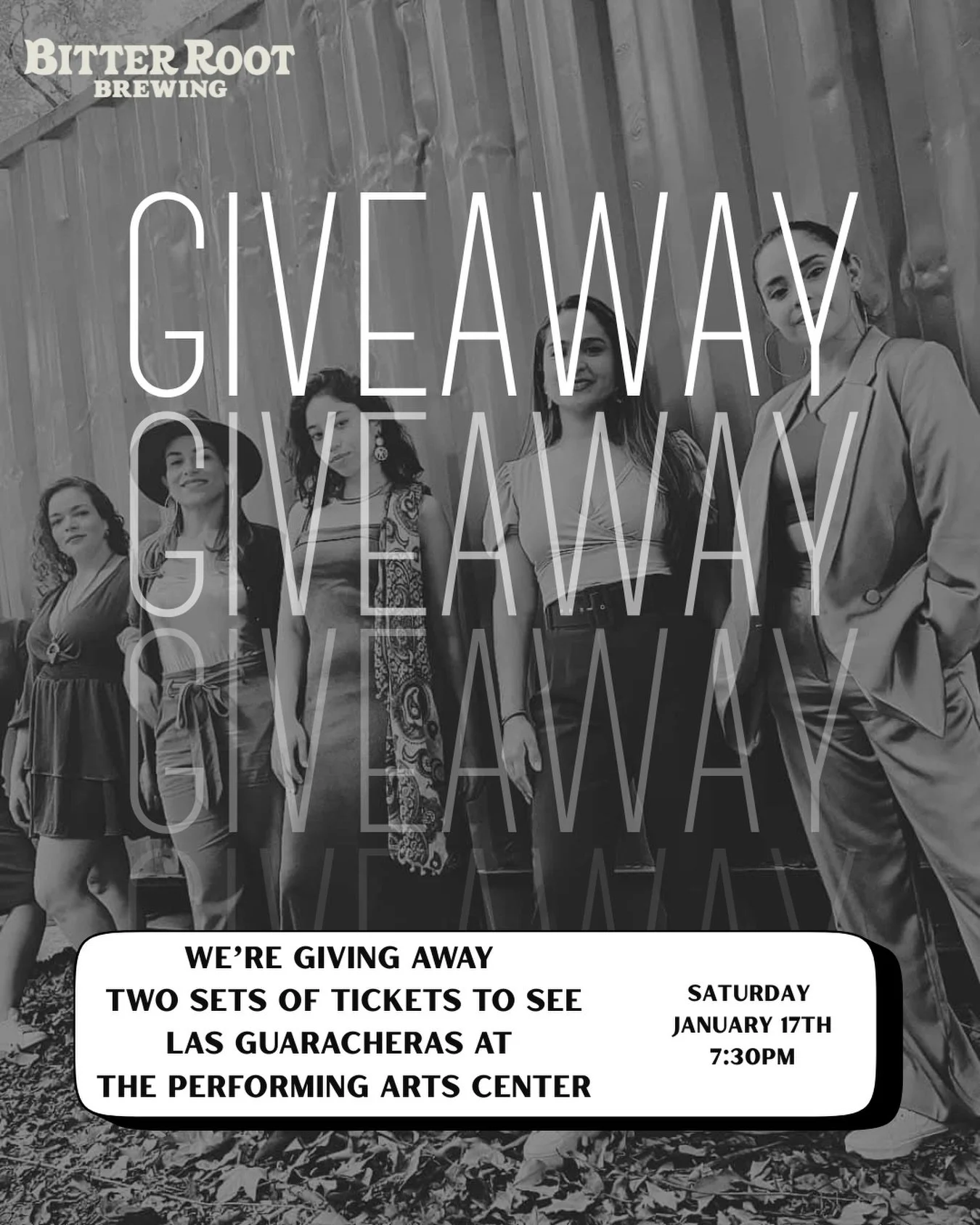 We have two sets of tickets we&rsquo;re giving away! 

Rules are simple&hellip; Like this post and tag a friend in the comments. Two winners will be selected at random and you&rsquo;ll be able to pick up your tickets at the Brewery on Saturday before